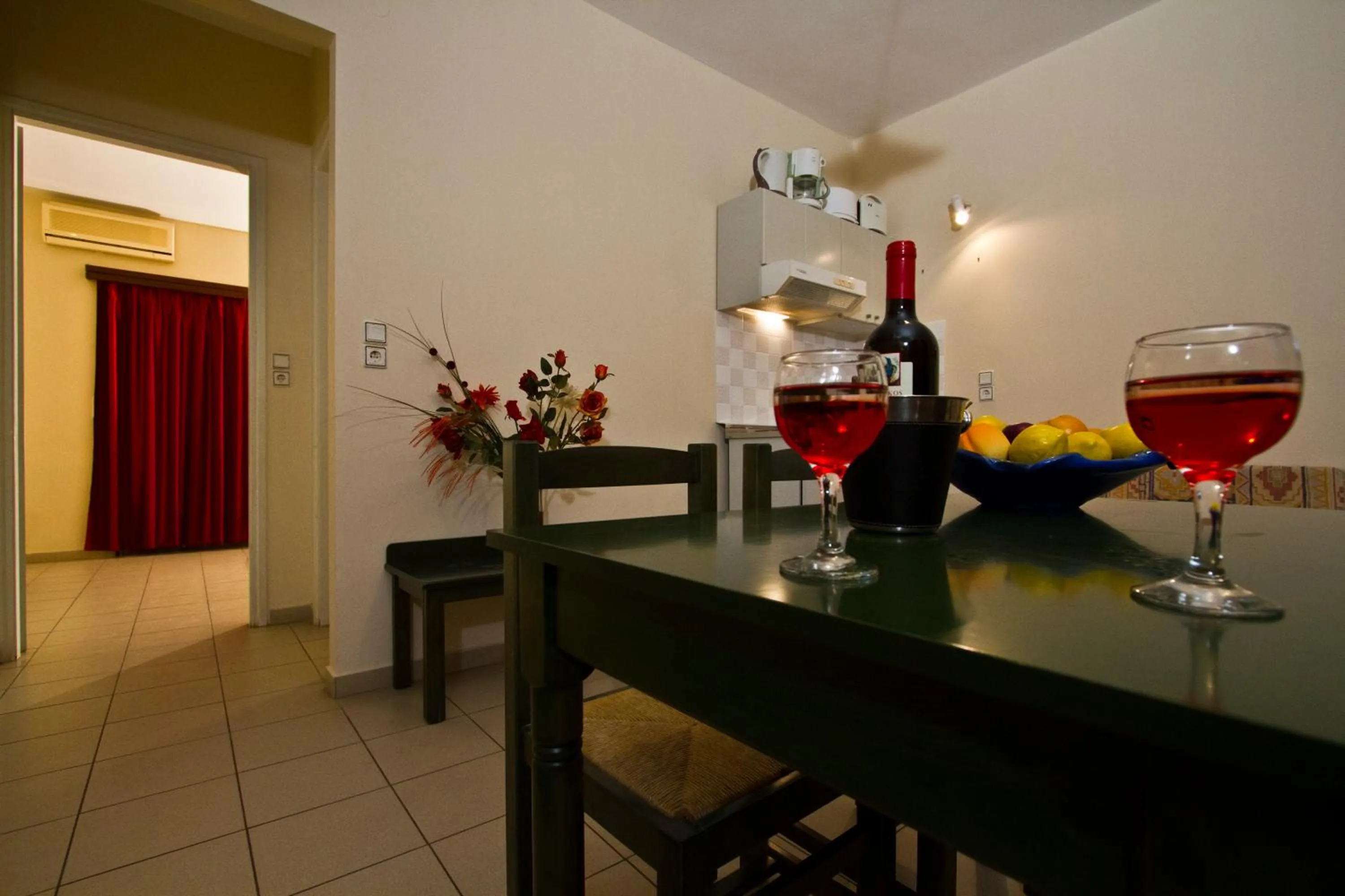 Living room in Mythos- Platanias- Hotel -Apts