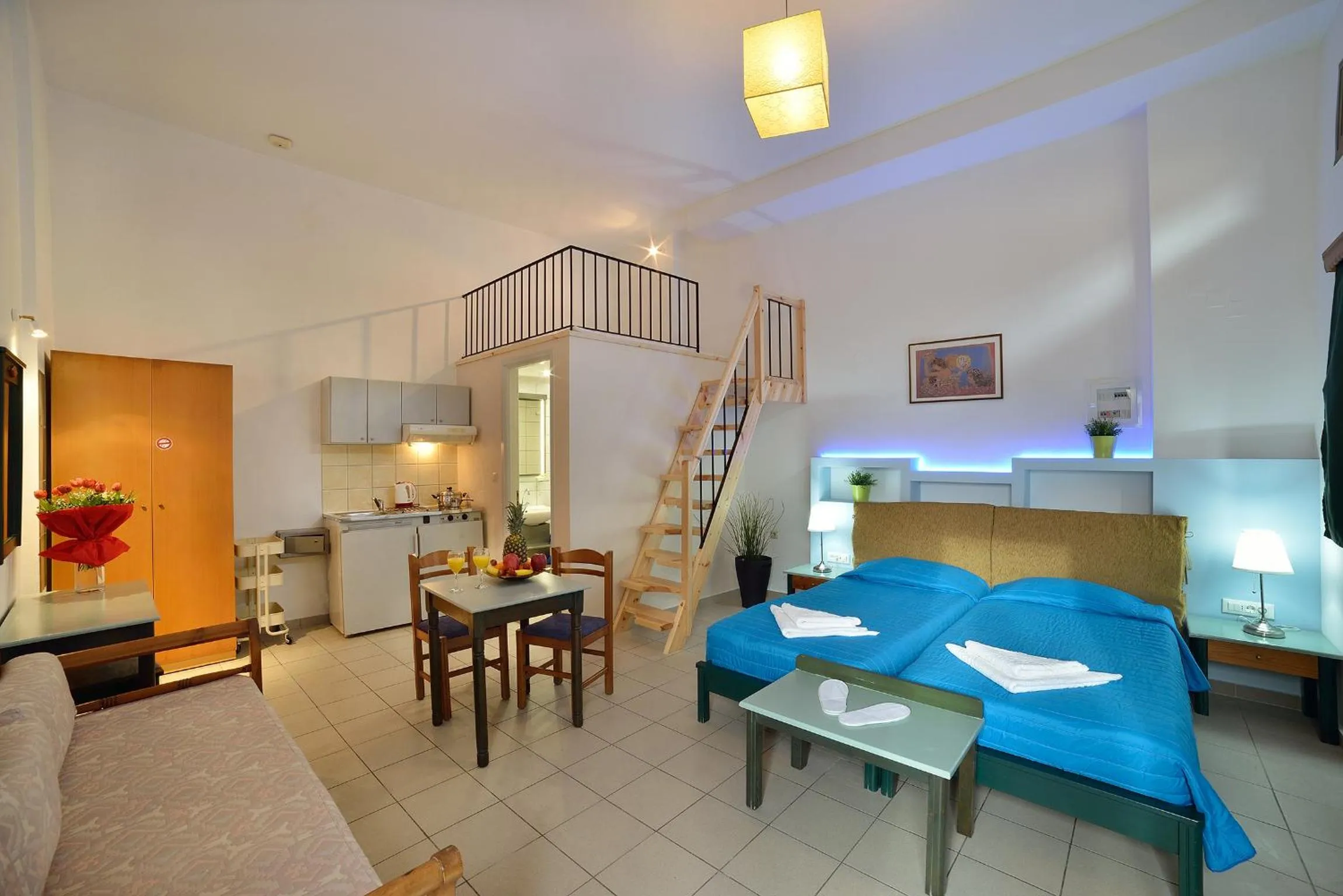 Seating area in Mythos- Platanias- Hotel -Apts
