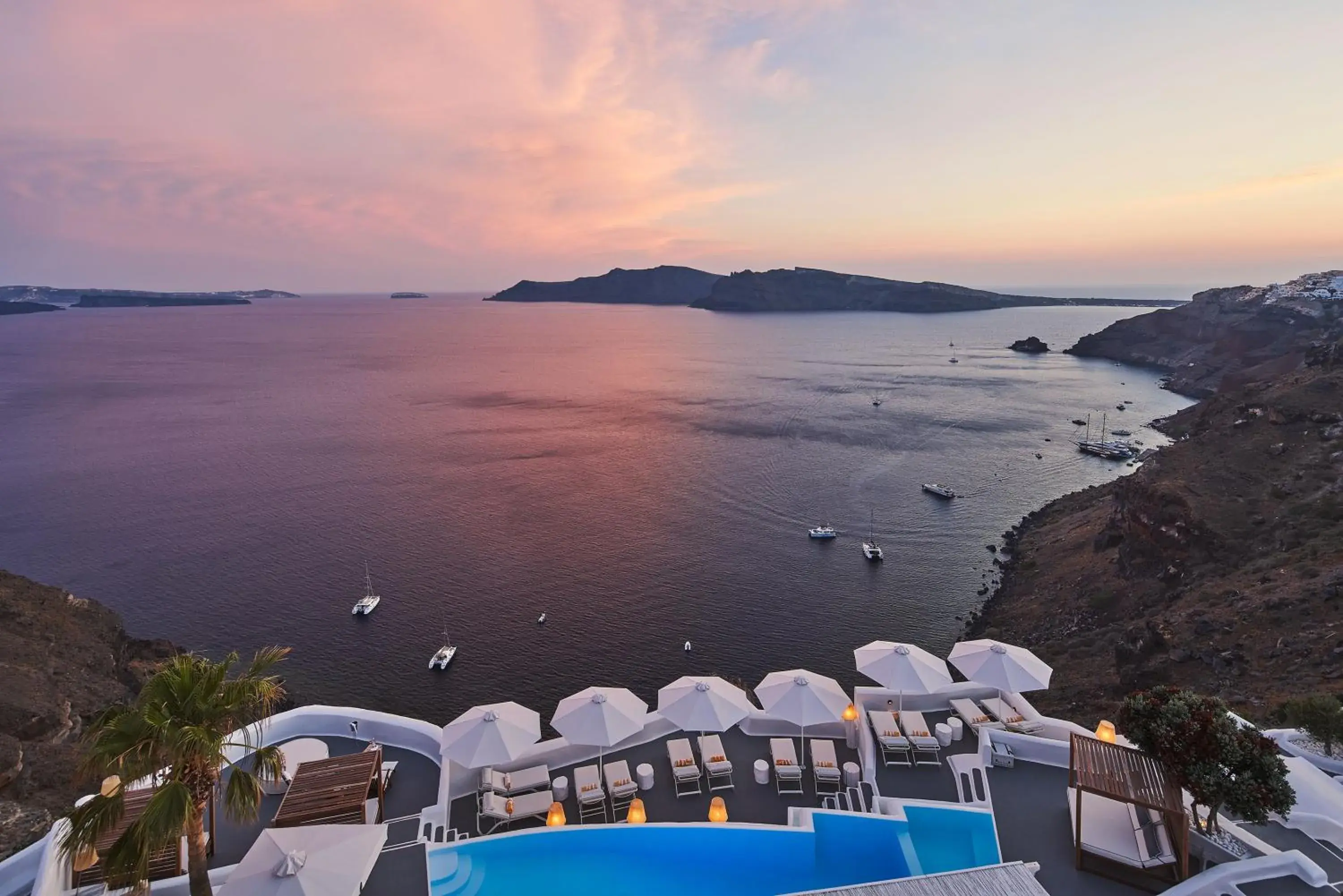Natural landscape in Katikies Kirini Santorini - The Leading Hotels Of The World Natural landscape in Katikies Kirini Santorini - The Leading Hotels Of The World