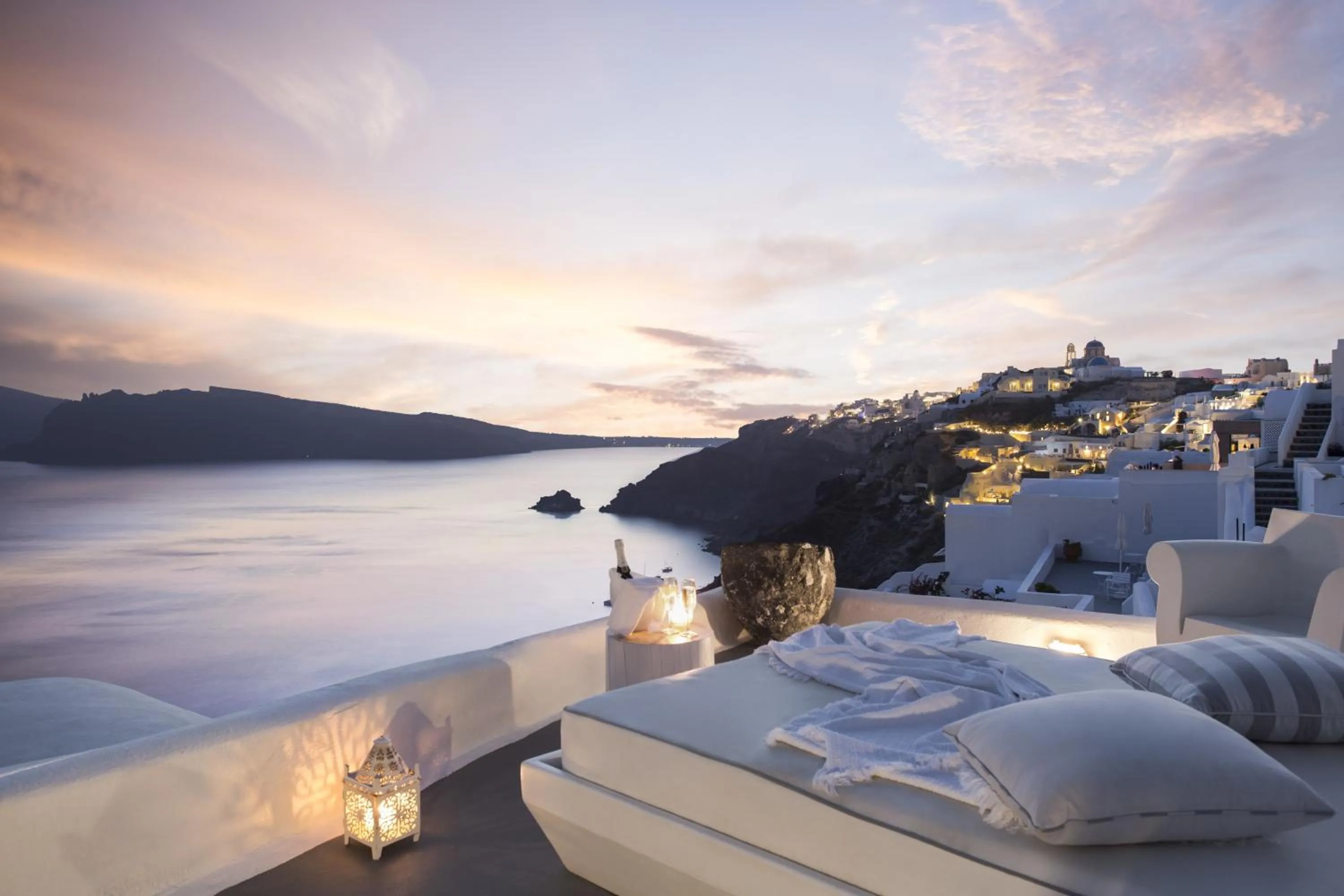 Balcony/Terrace in Katikies Kirini Santorini - The Leading Hotels Of The World