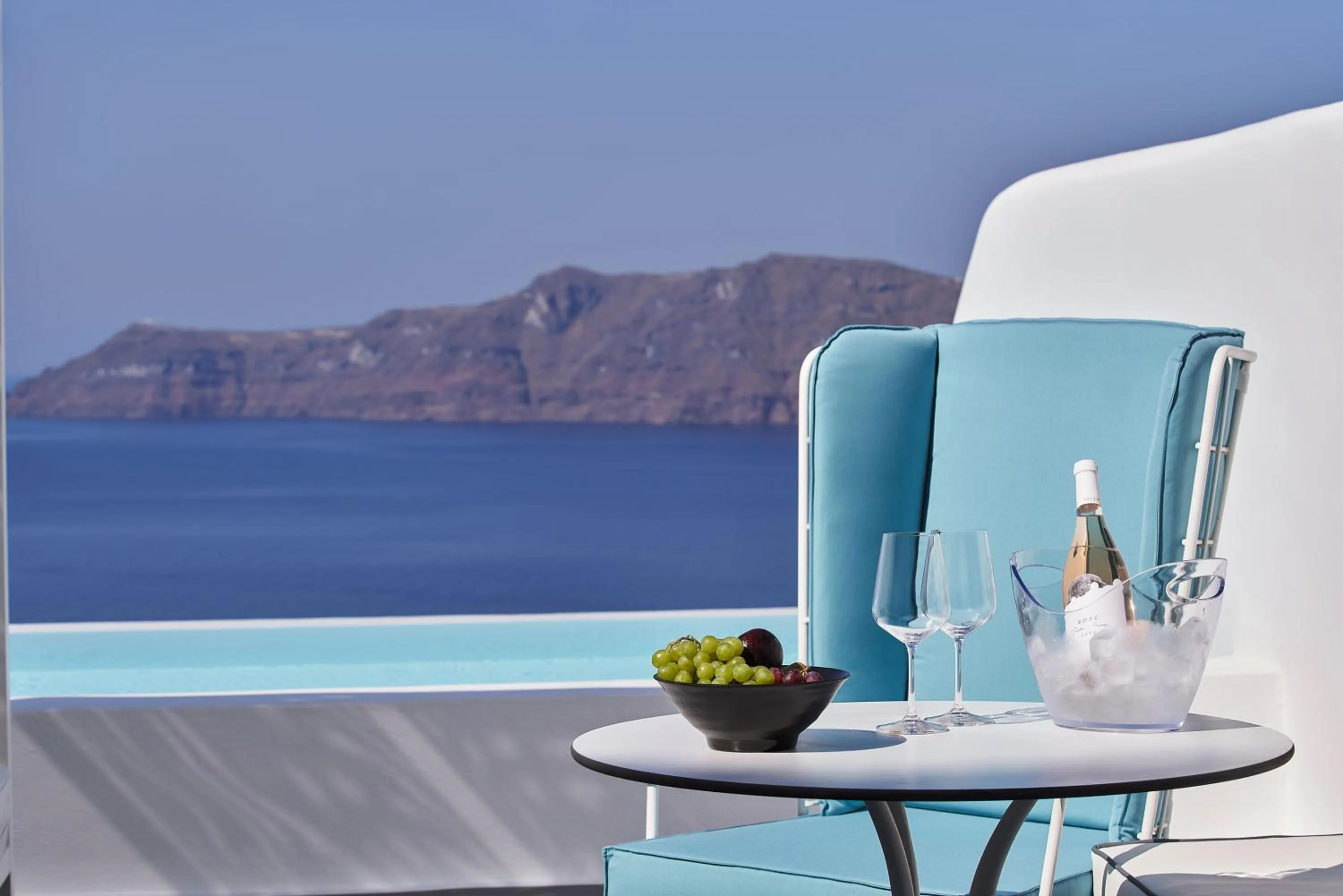 Balcony/Terrace in Katikies Kirini Santorini - The Leading Hotels Of The World