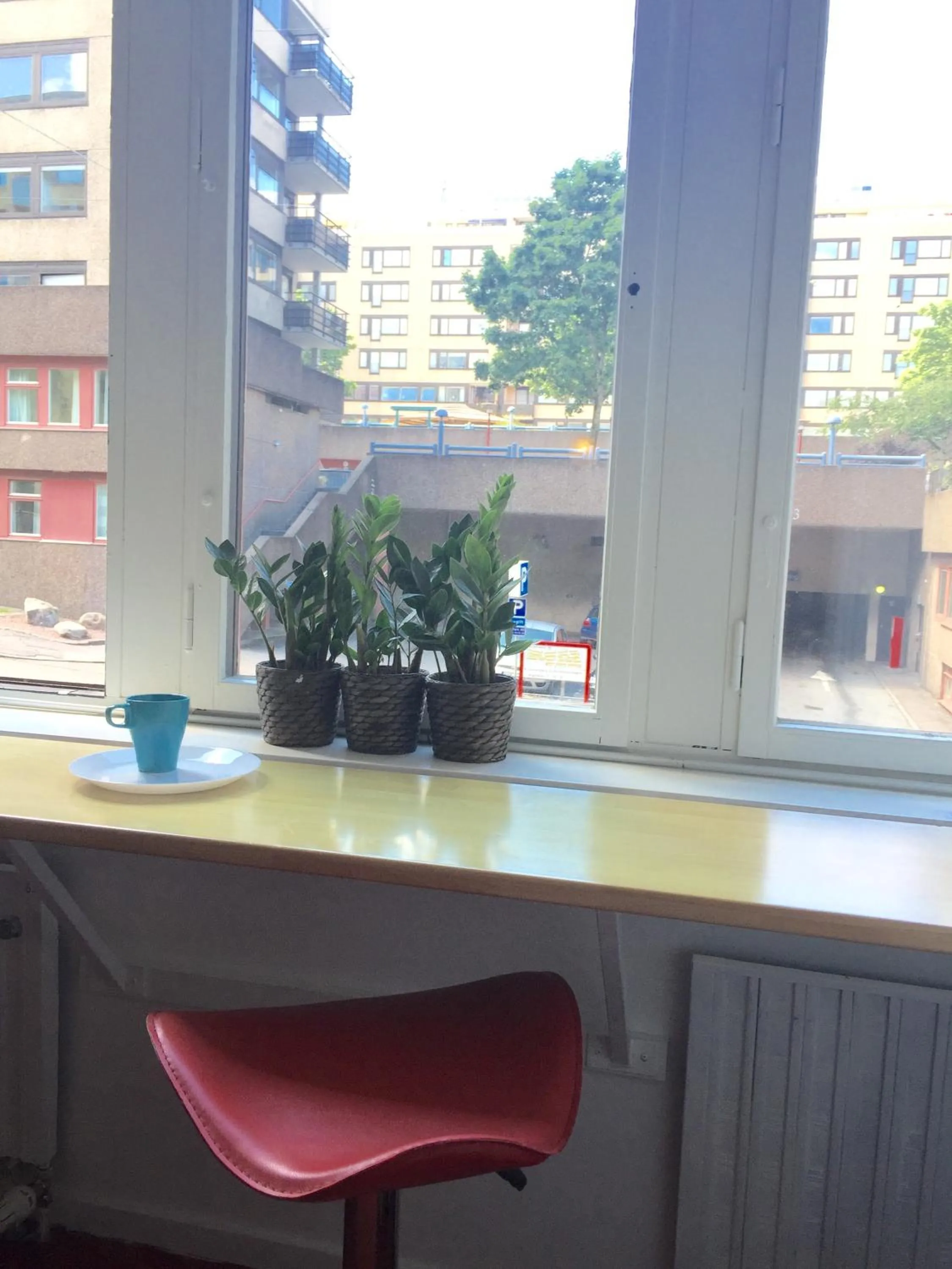 Communal lounge/ TV room in Linné Hostel