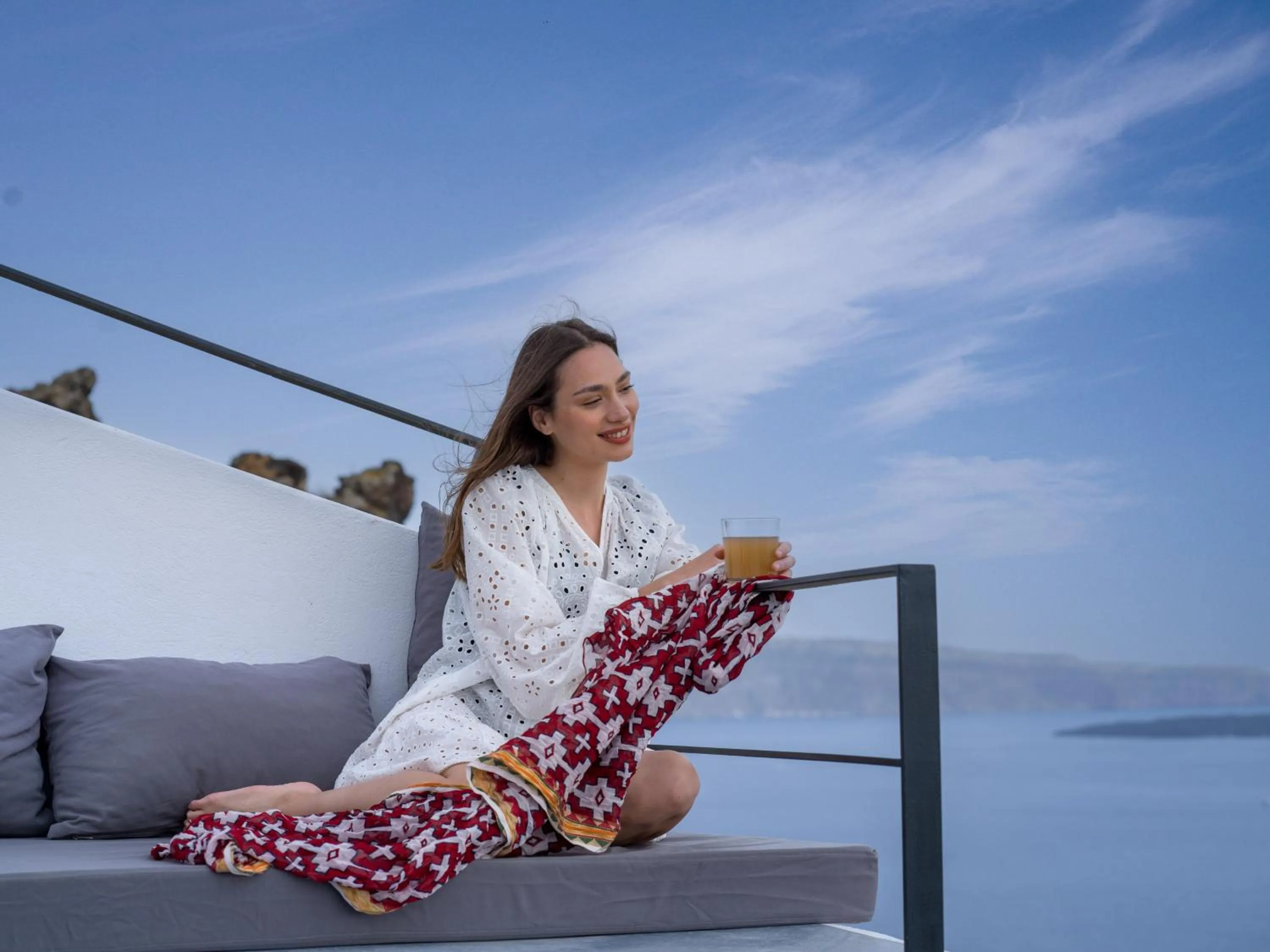 Balcony/Terrace in IKIES Santorini