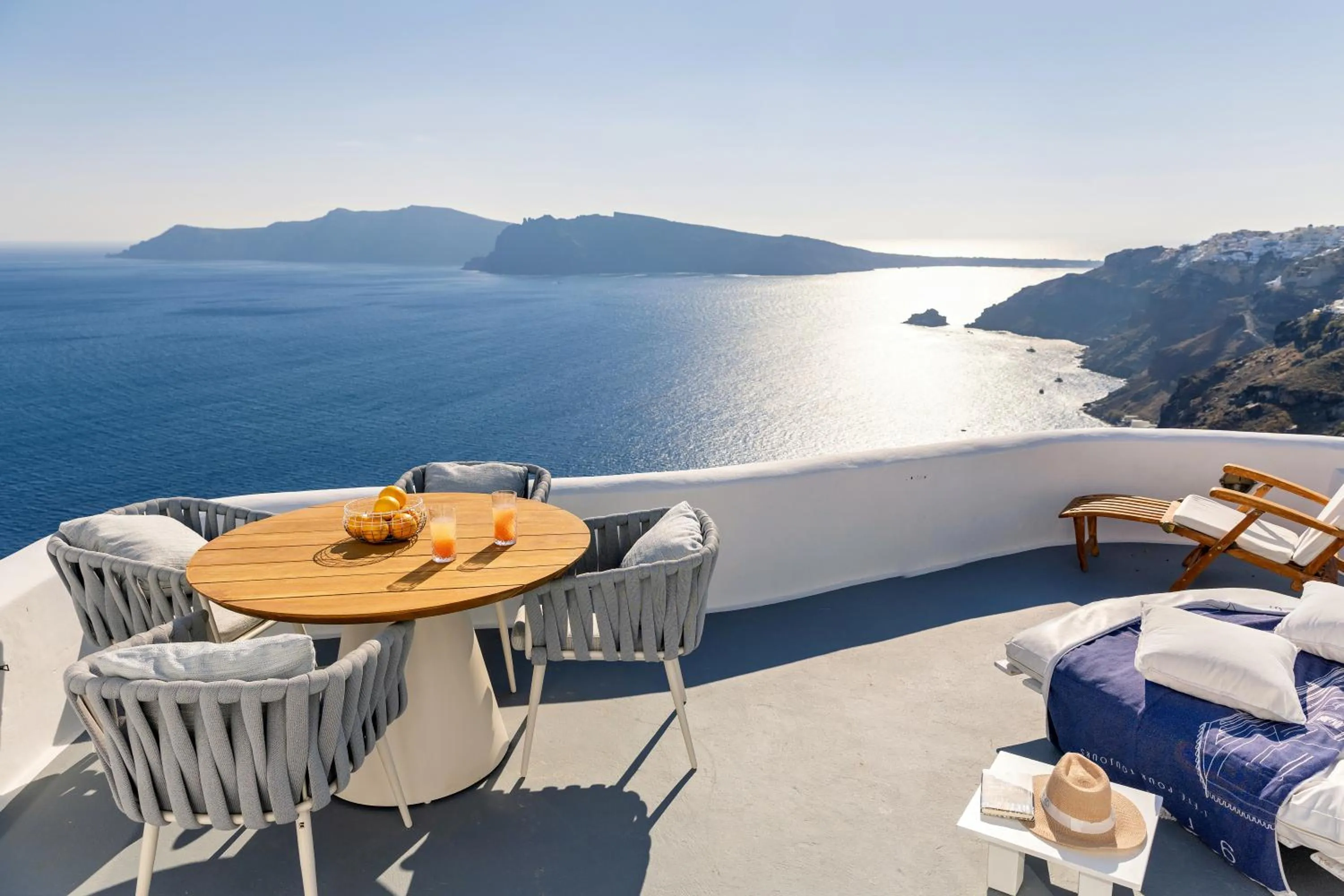 Natural landscape in IKIES Santorini