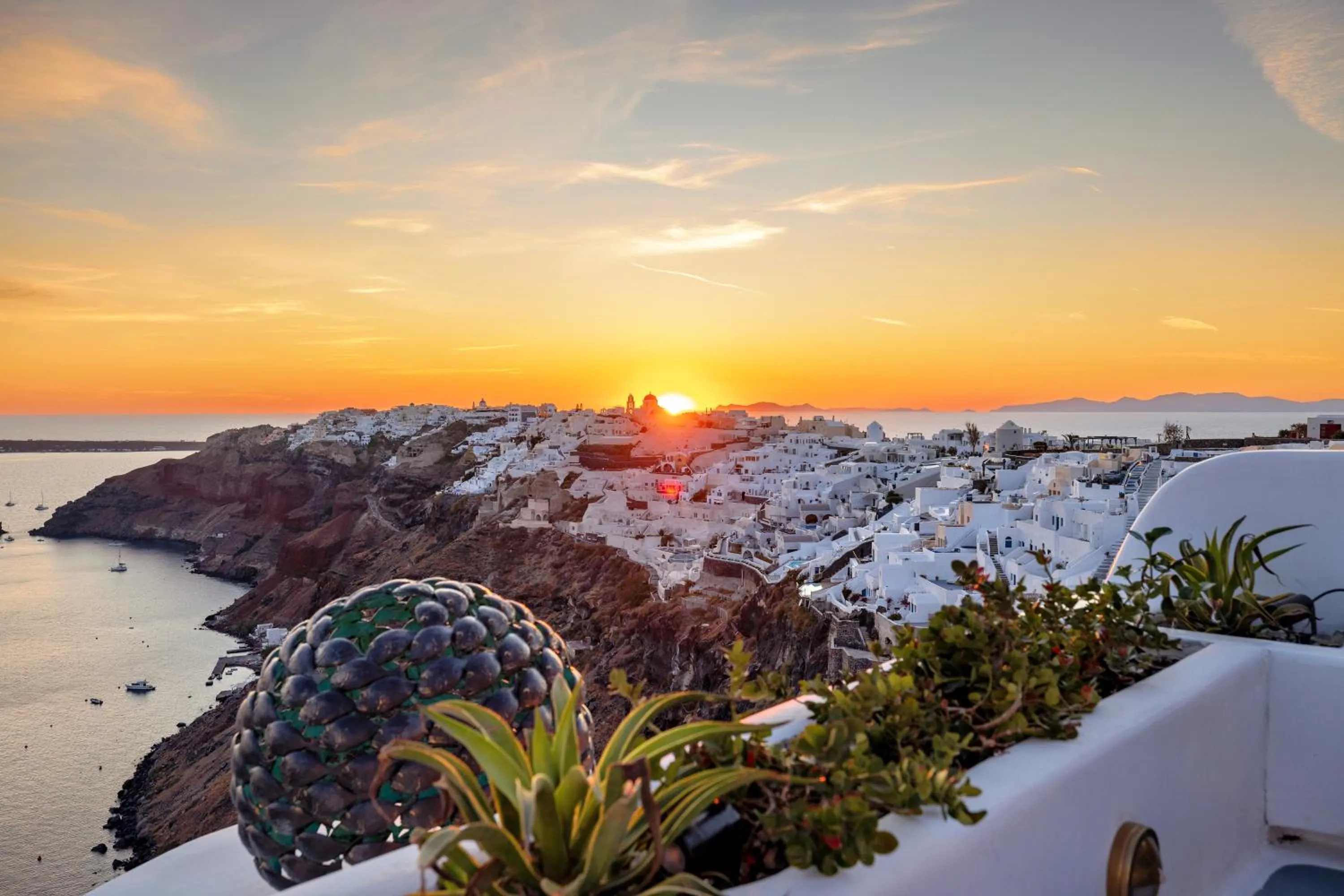 Sea view in IKIES Santorini