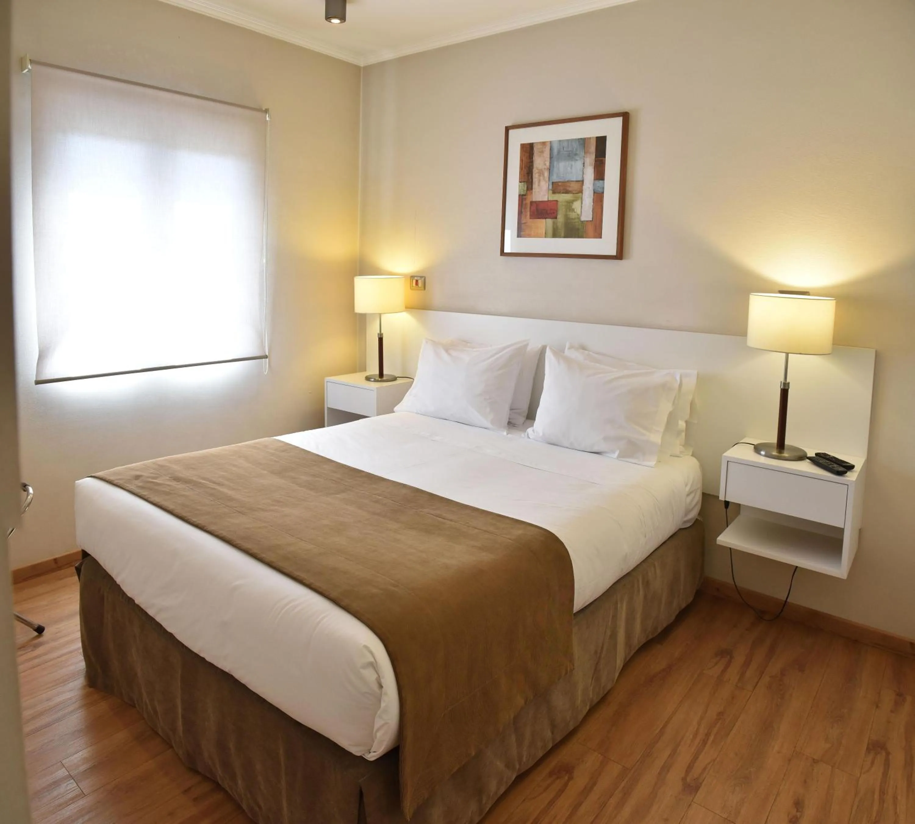 Bedroom, Bed in Lastarria Aparts