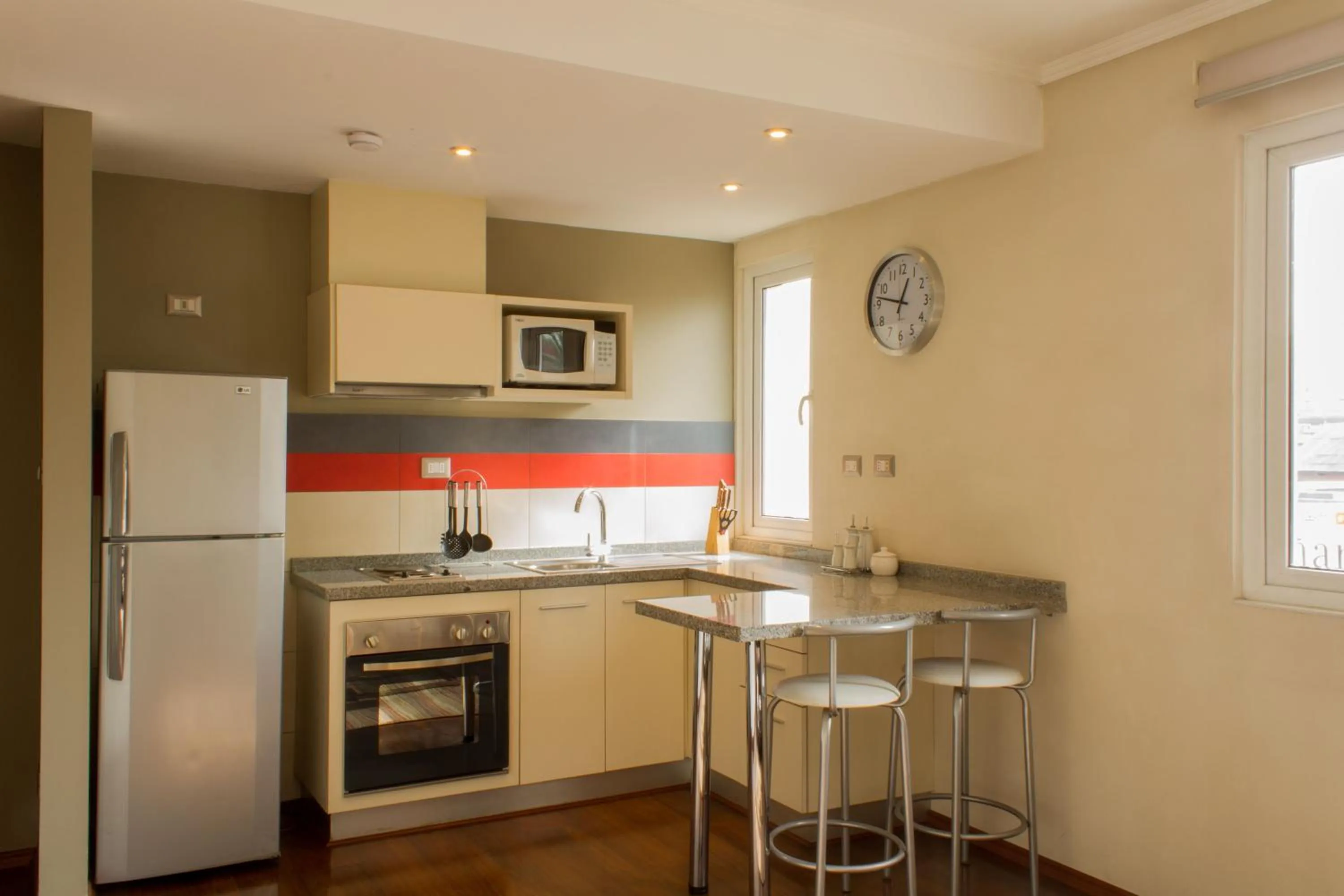 Kitchen or kitchenette in Lastarria Aparts