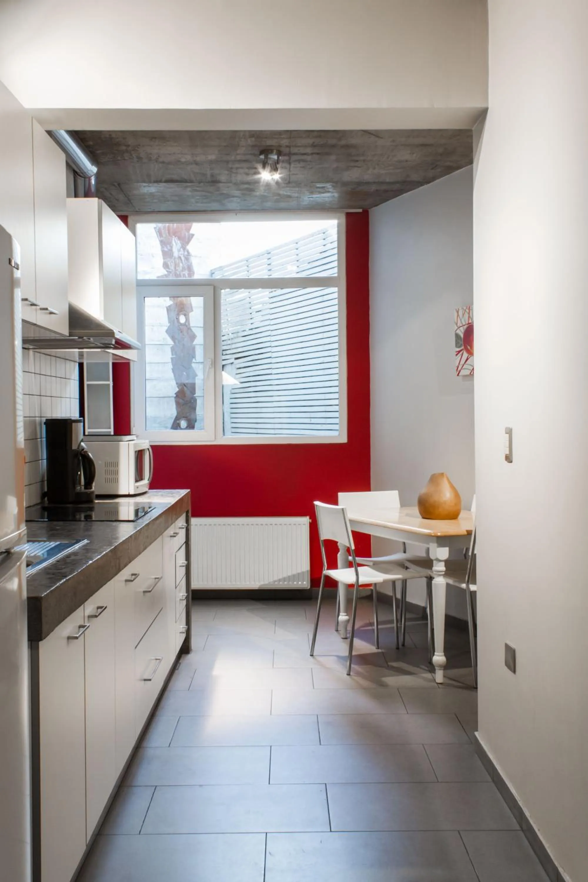 Kitchen or kitchenette in Lastarria Aparts
