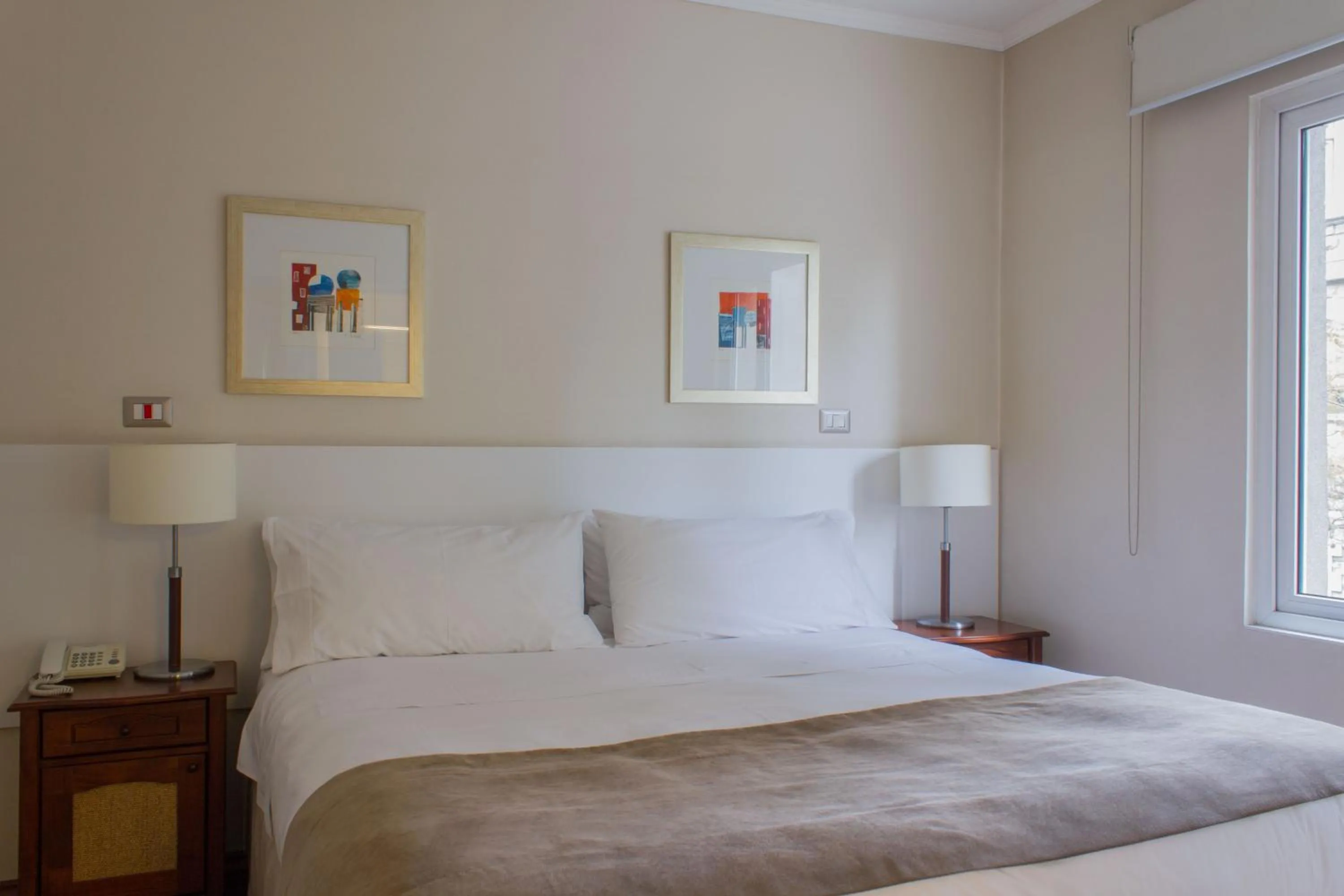 Bedroom, Bed in Lastarria Aparts