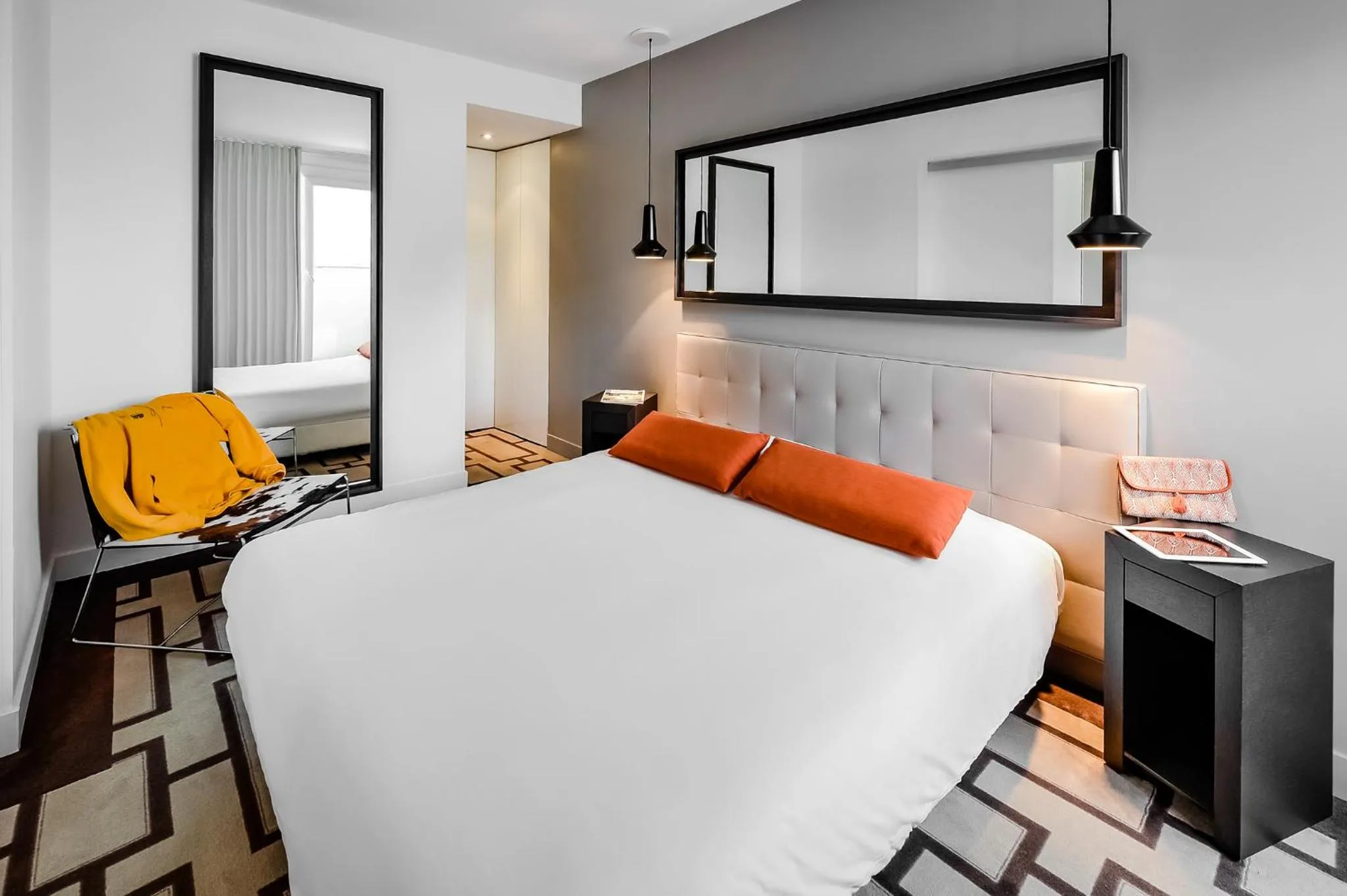 Bedroom, Bed in Adagio Grenoble Centre