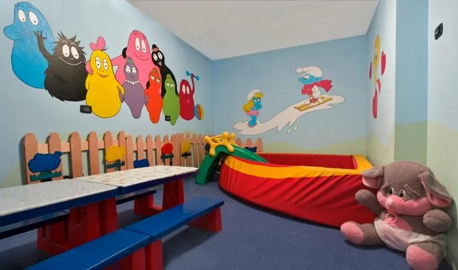 Children play ground in Ciasa Alpina Relax Hotel