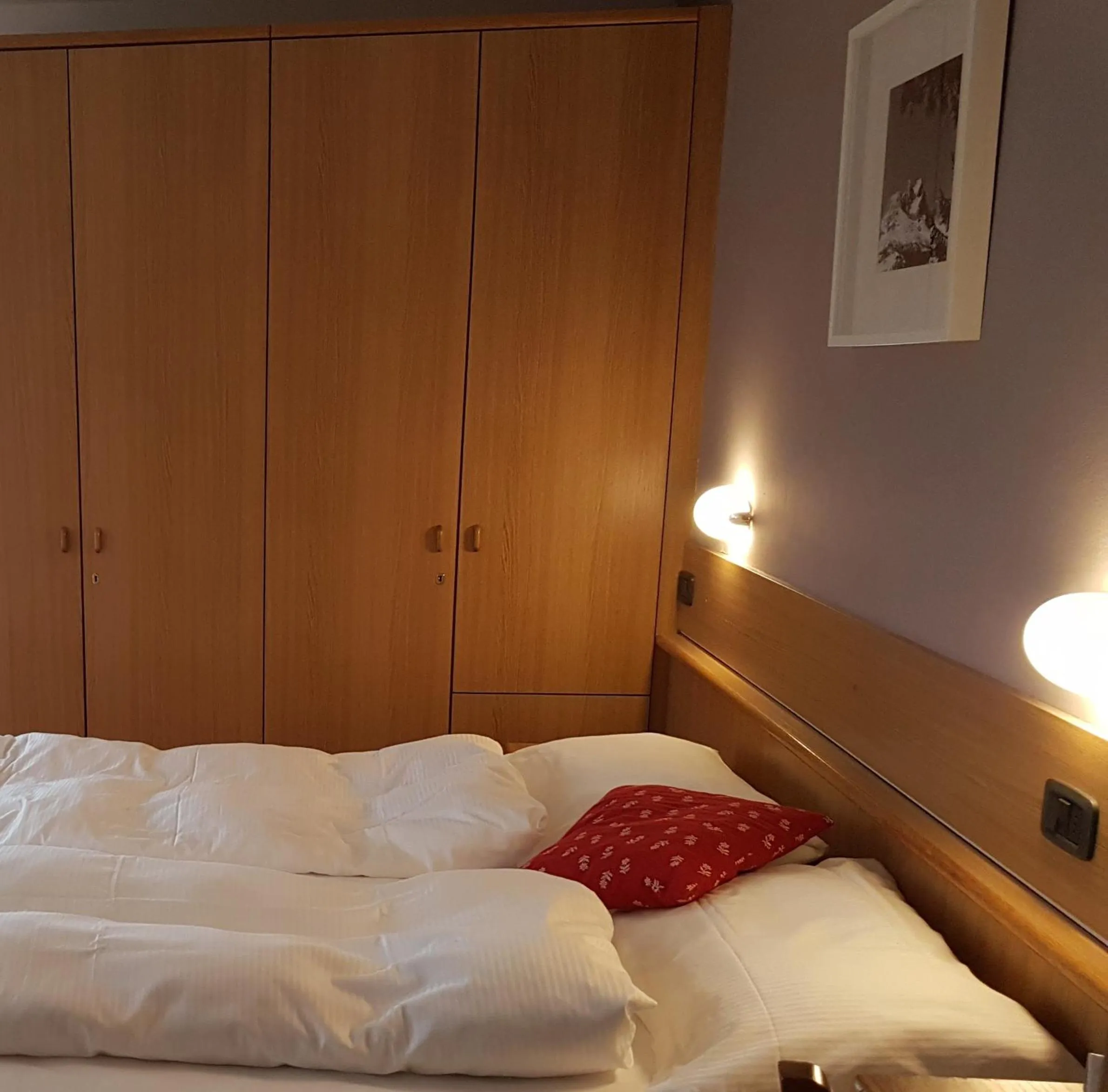 Bed in Ciasa Alpina Relax Hotel