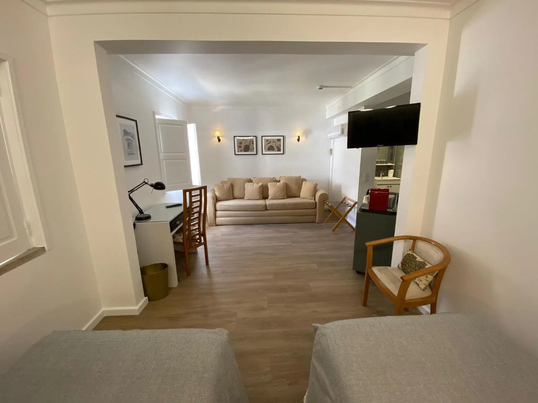 Bed in Hotel Cavaleiros De Cristo