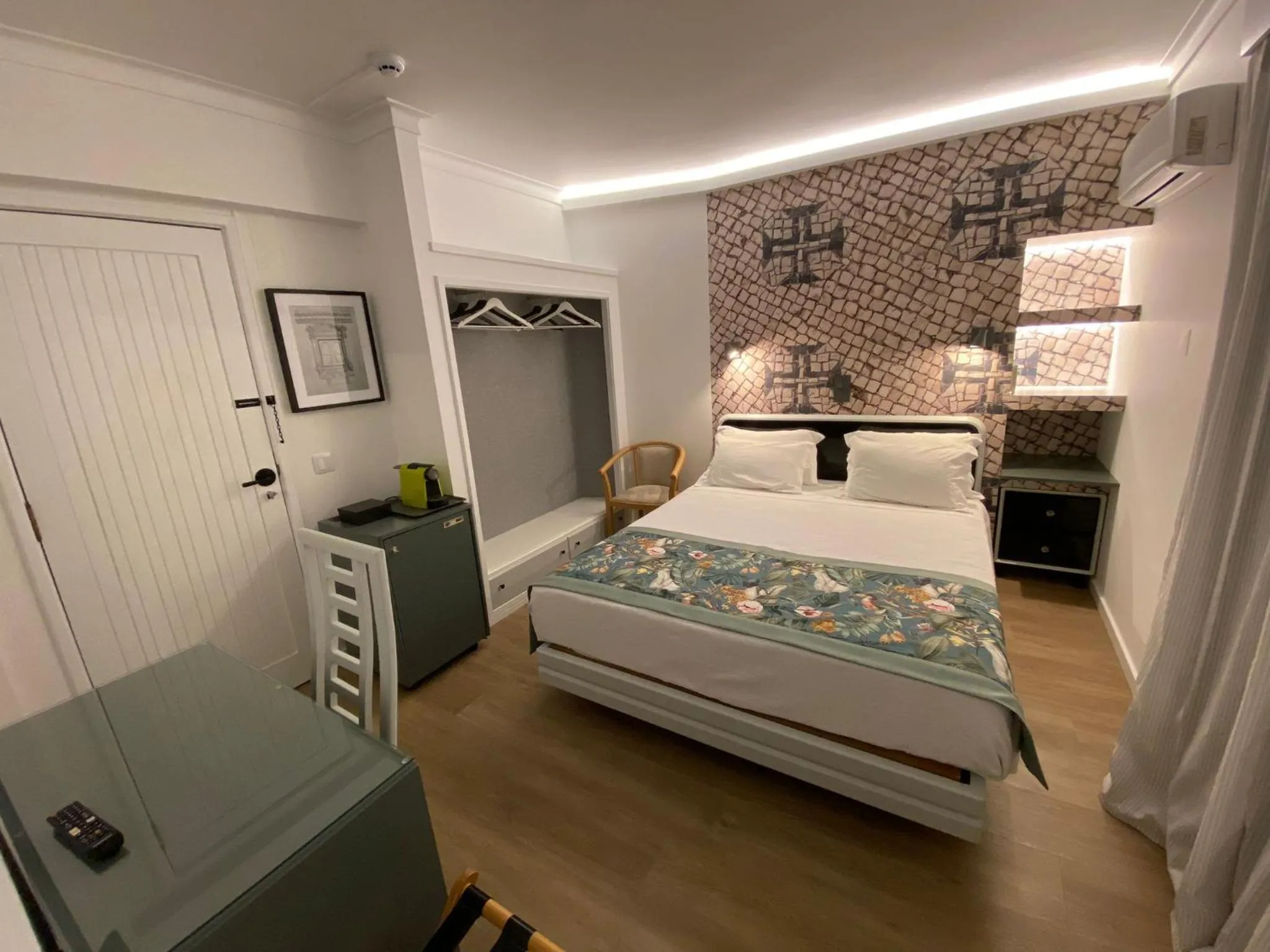 Bed in Hotel Cavaleiros De Cristo