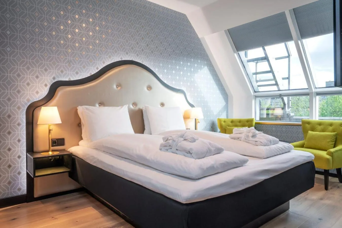 Bed in Thon Hotel Cecil