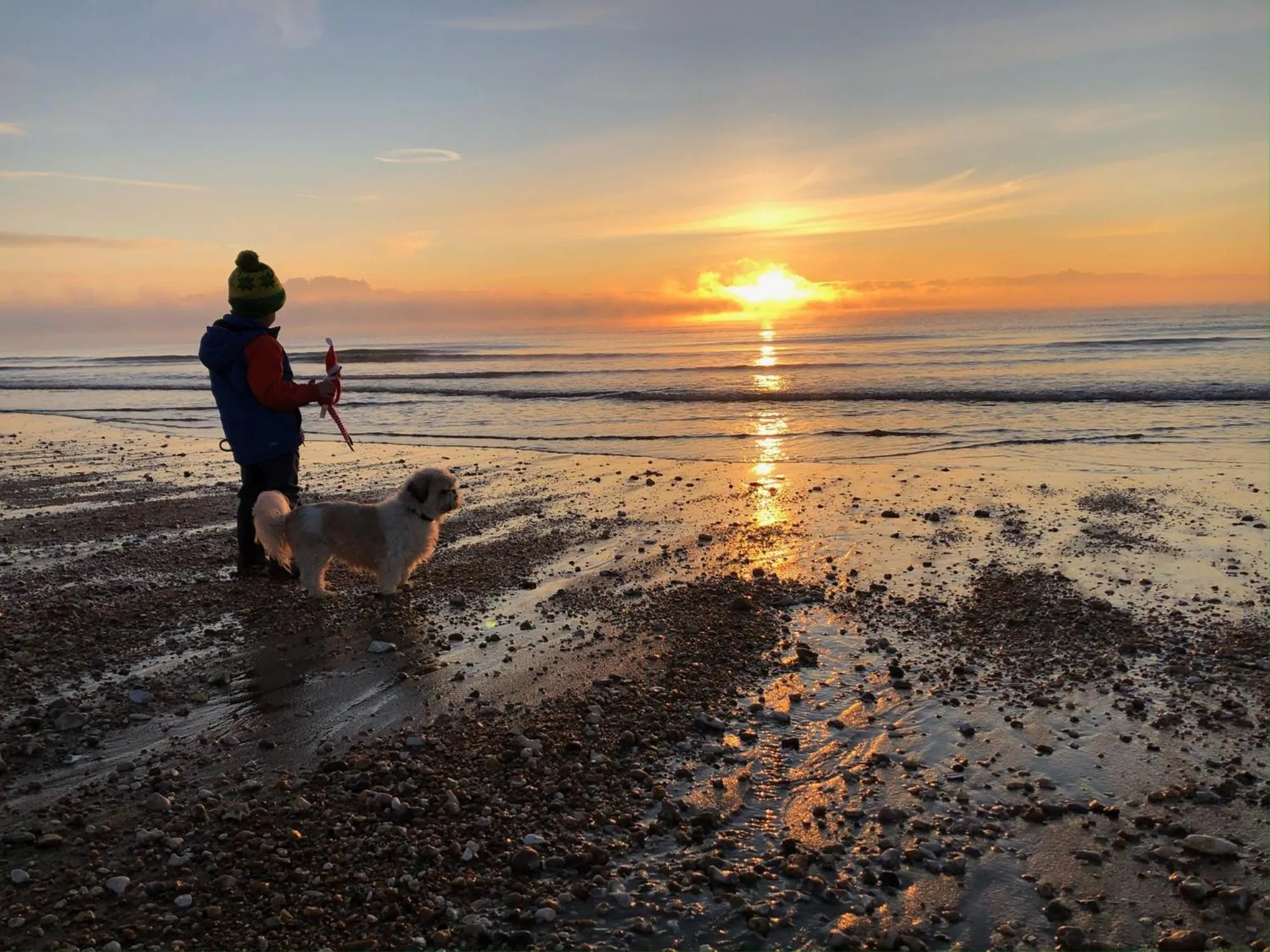 People in Bay View - Seafront, Sandown, Isle of Wight