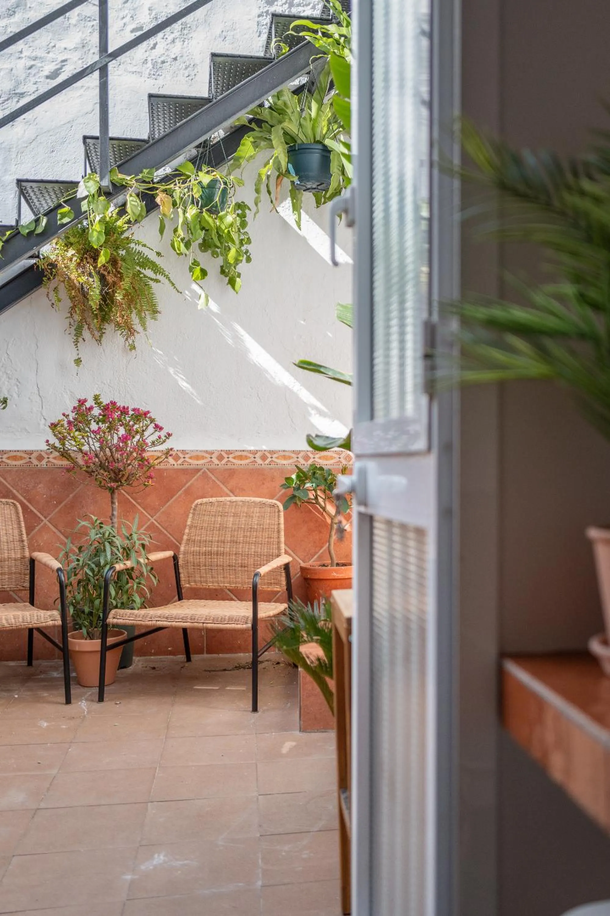 Patio in I AM La Posada Hotel and Apartment