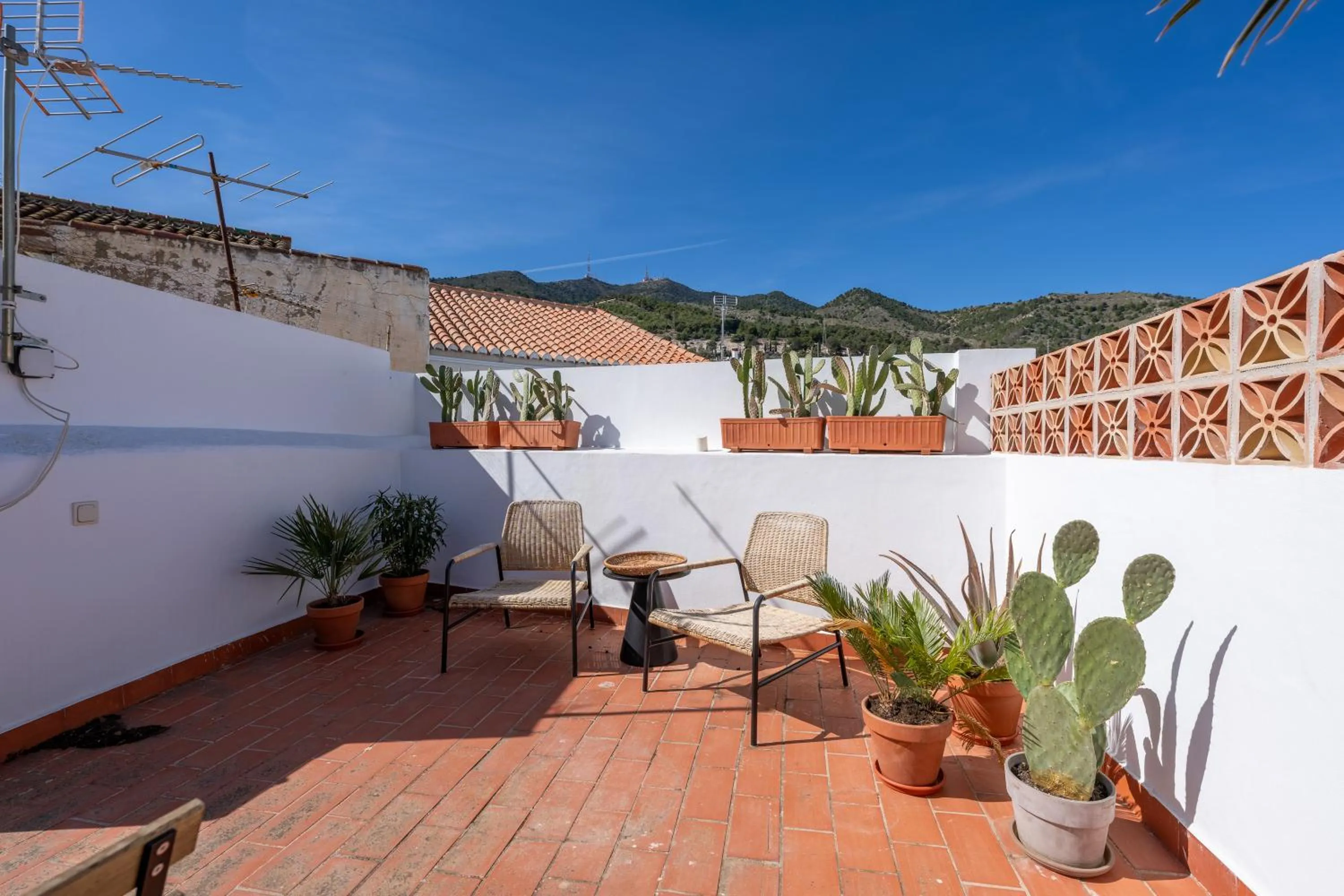 Patio in I AM La Posada Hotel and Apartment