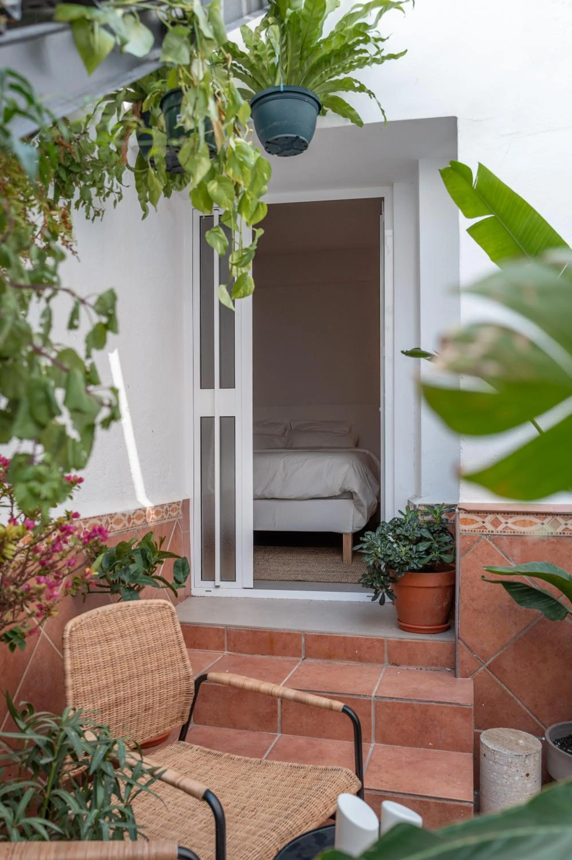 Patio in I AM La Posada Hotel and Apartment