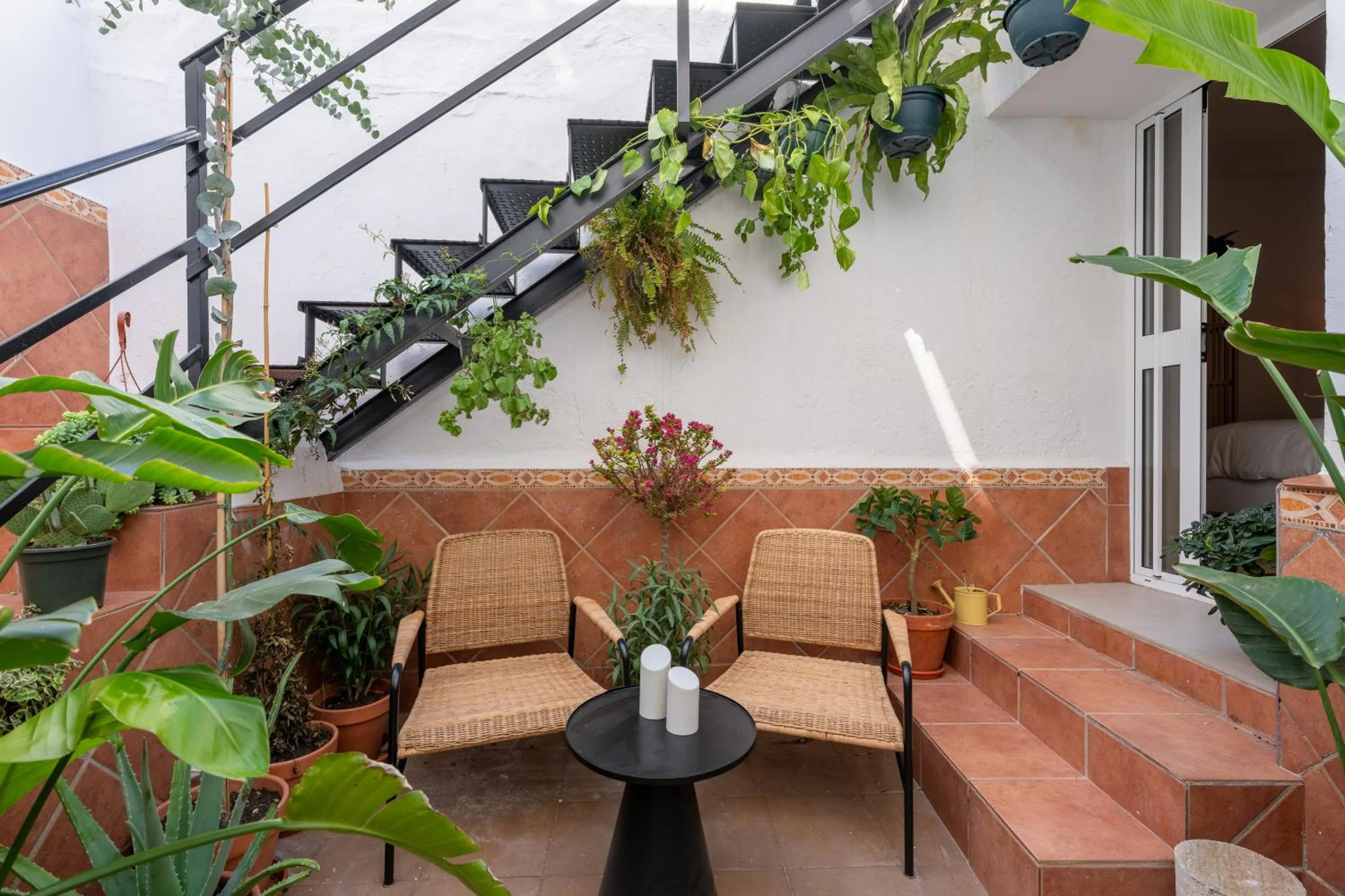 Patio in I AM La Posada Hotel and Apartment