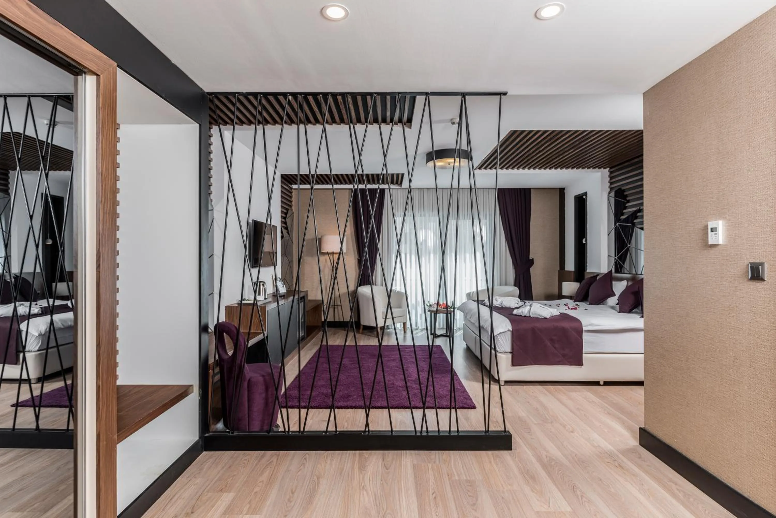 Photo of the whole room, Bed in Aydinoglu Hotel