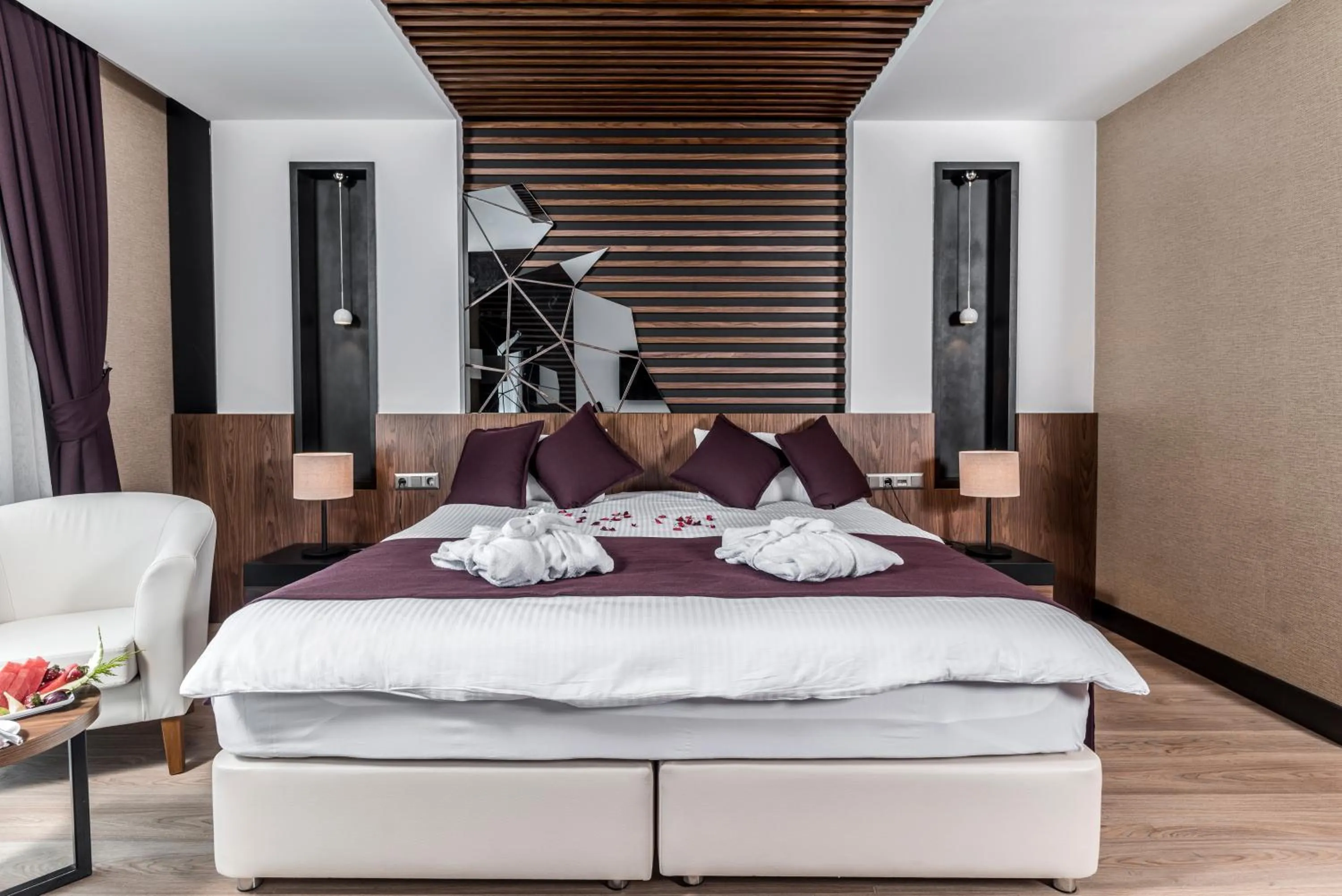 Bed in Aydinoglu Hotel