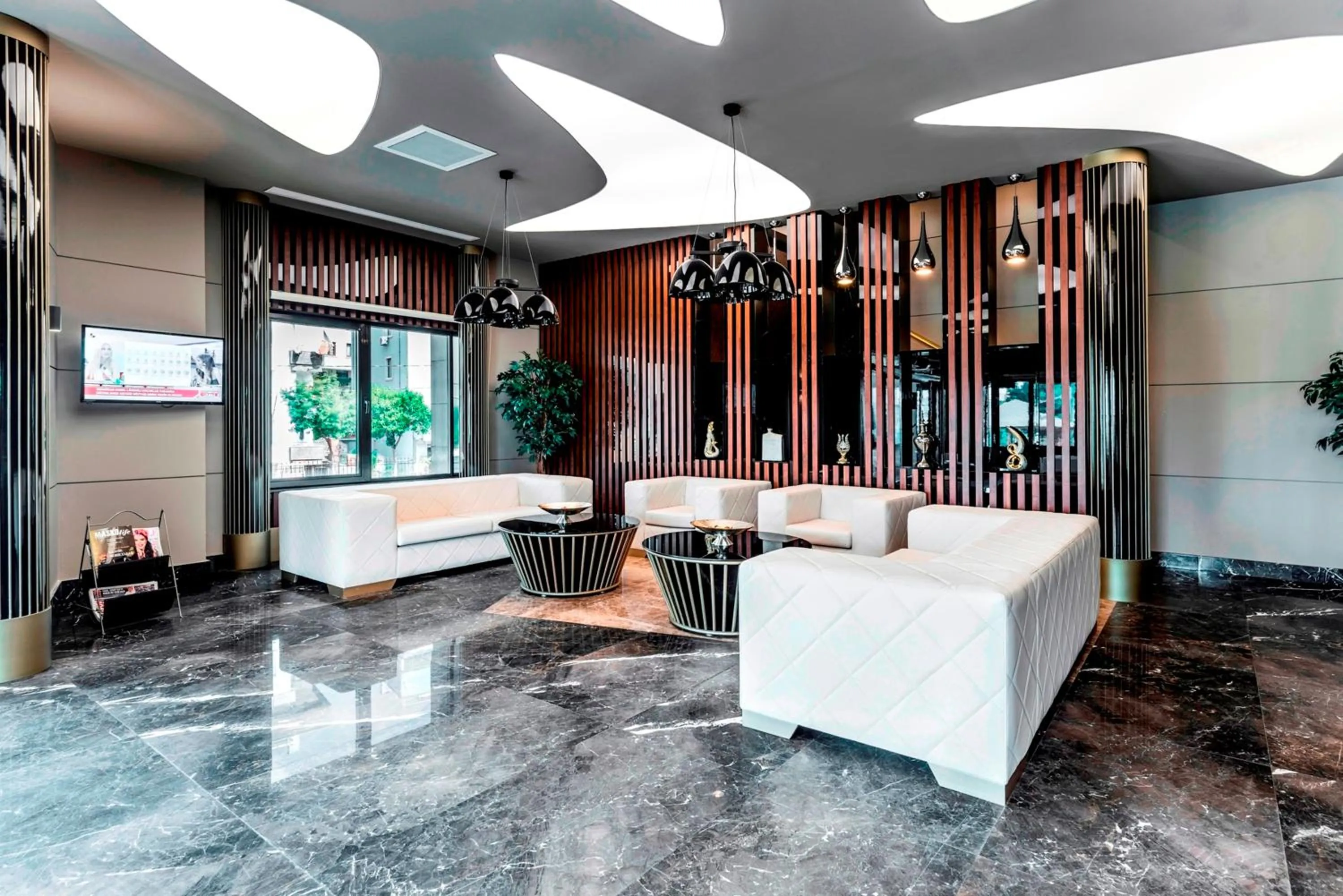 Lobby or reception in Aydinoglu Hotel