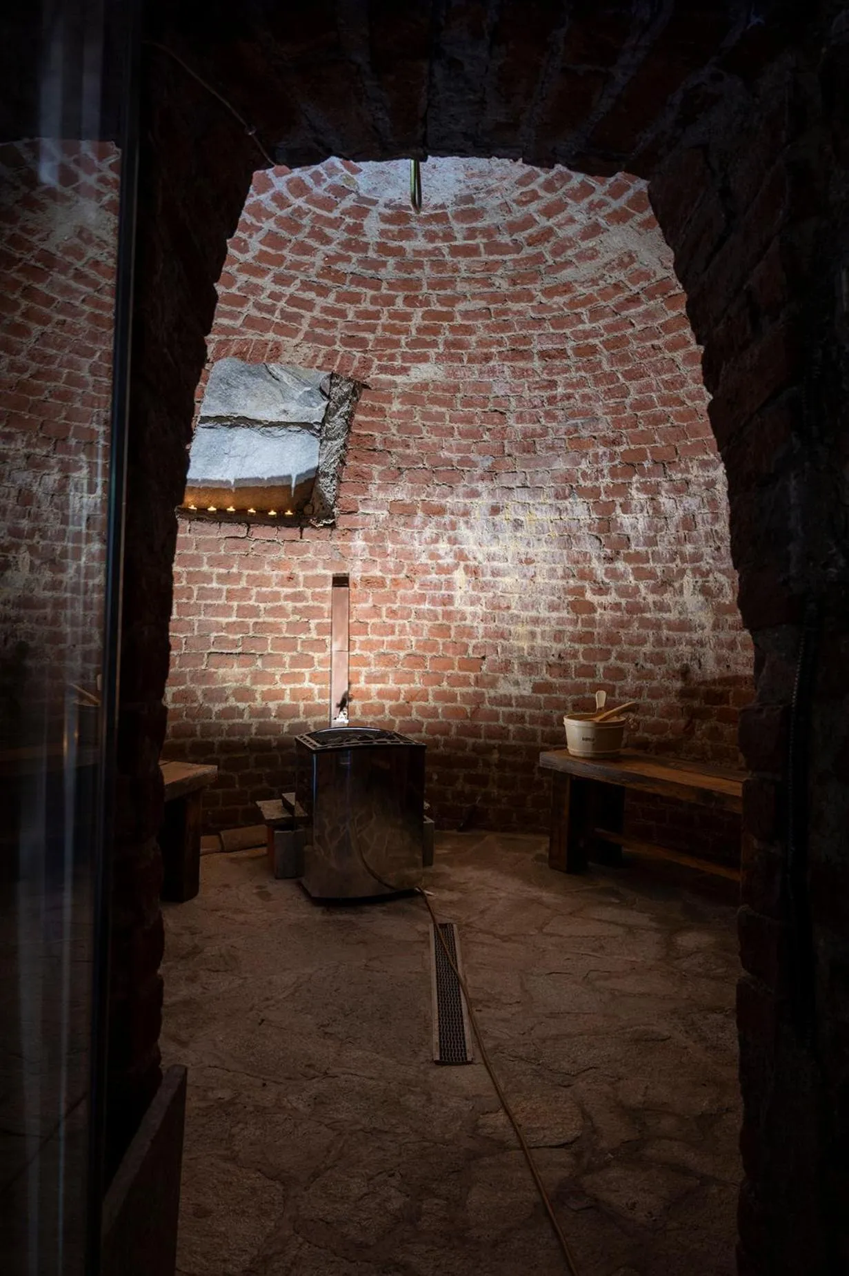 Steam room in Al Castello Resort