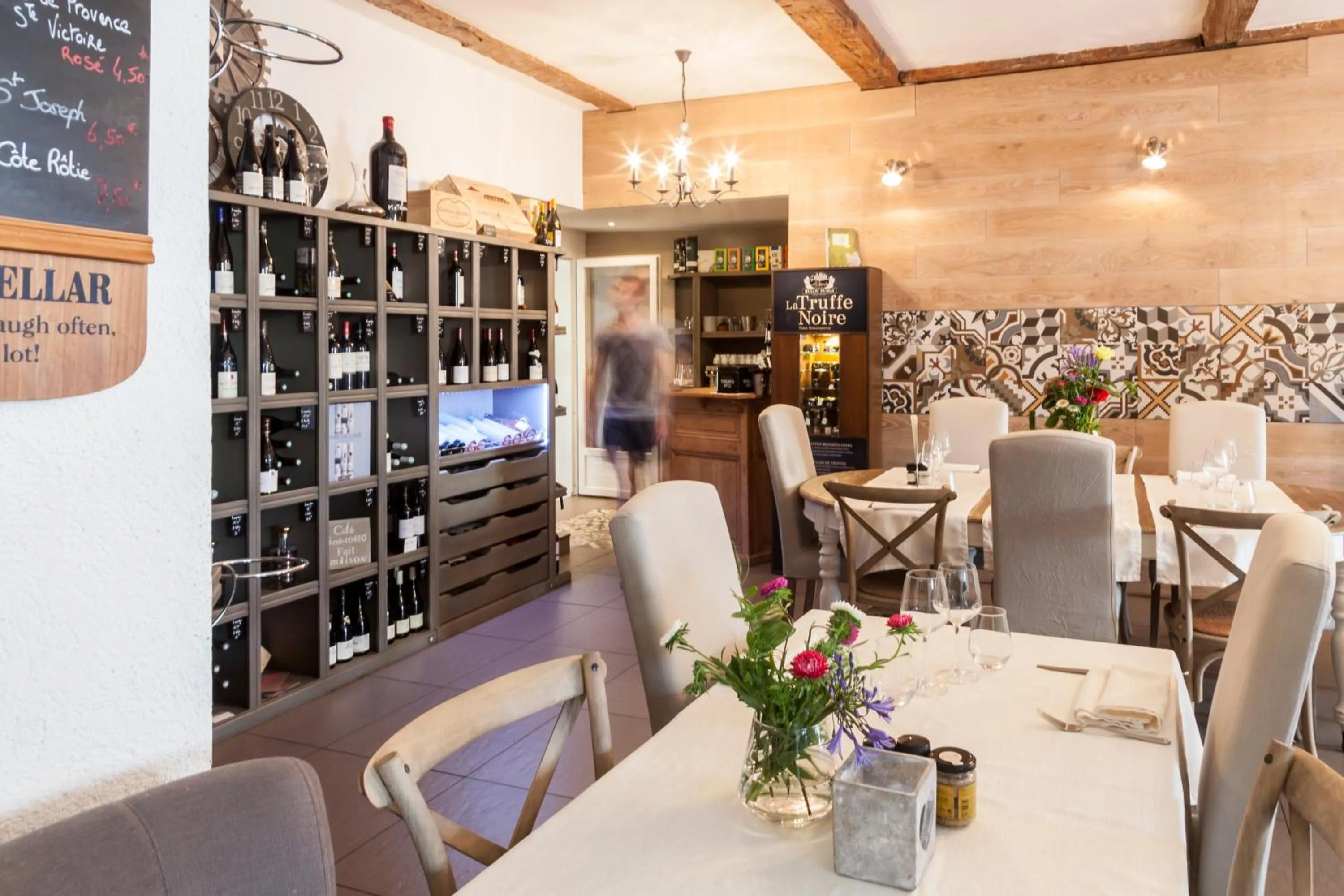 Dining area in Logis Hôtel La Fenière