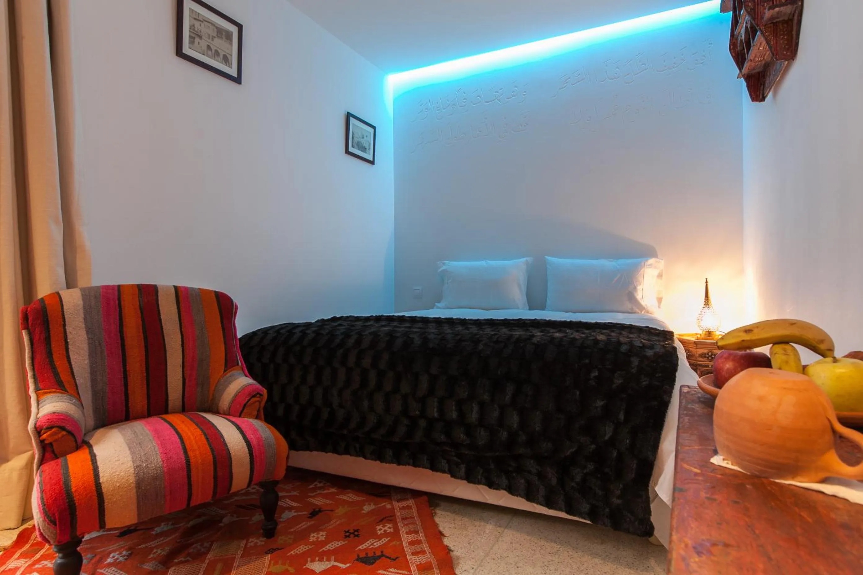 Bedroom, Bed in Riad Zebrakaro