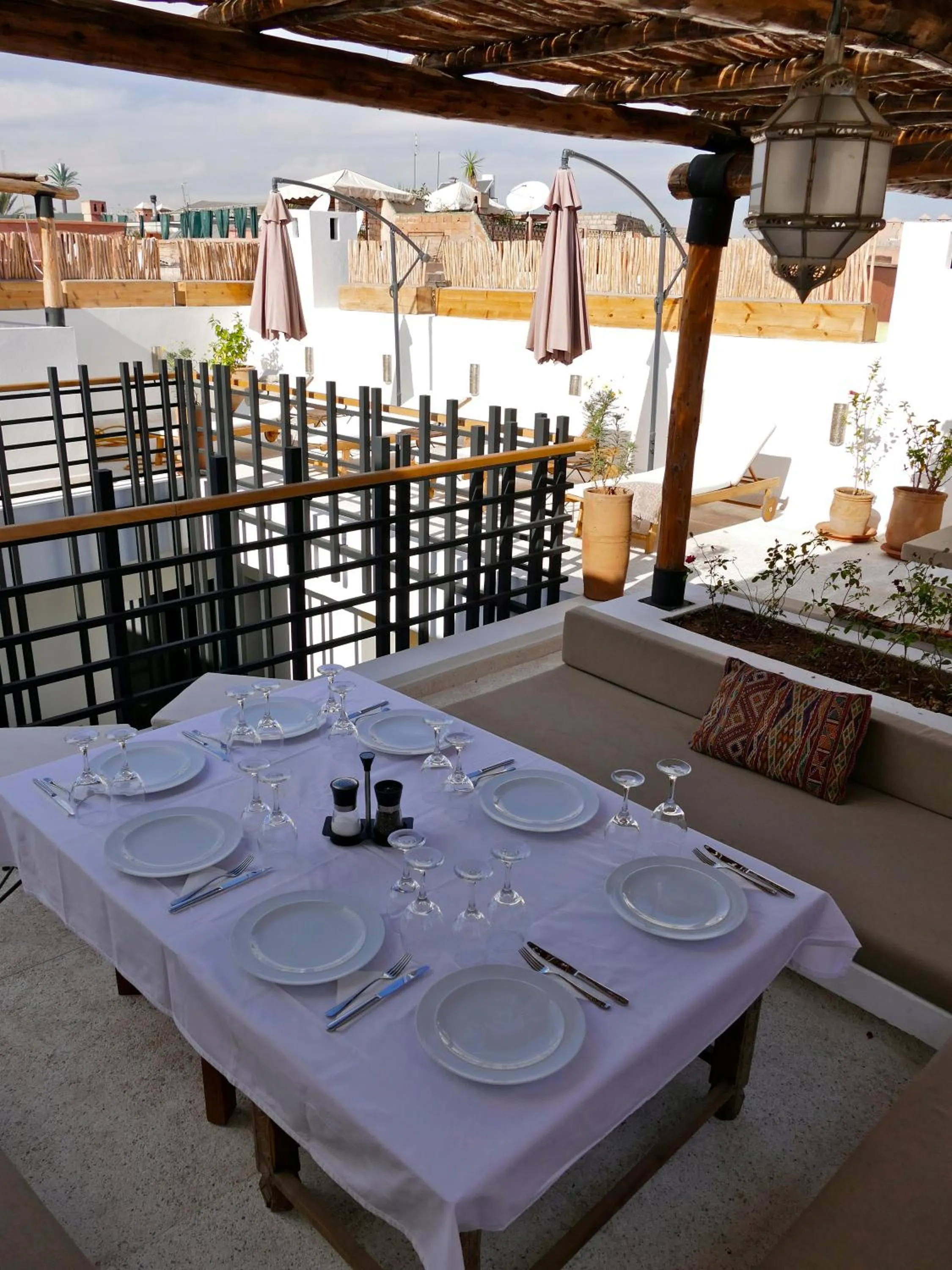 Patio in Riad Zebrakaro