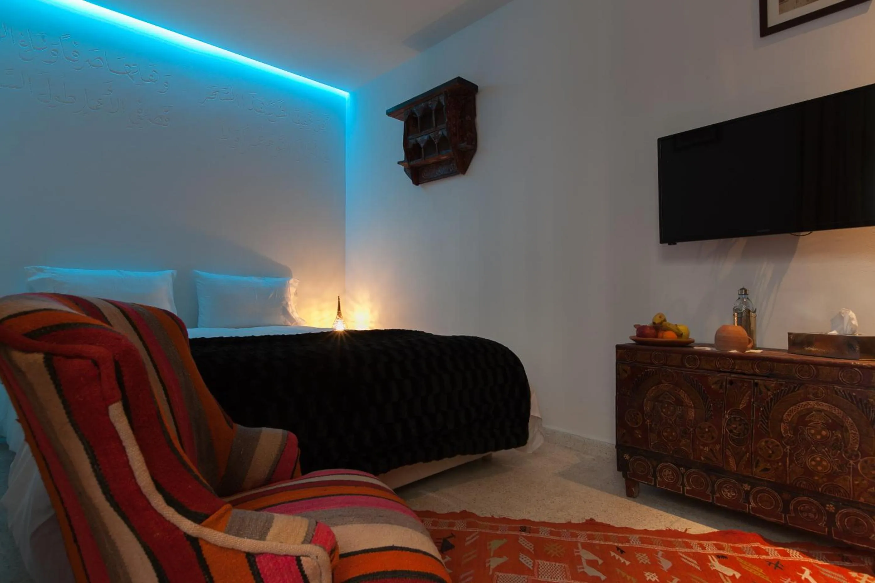 Bedroom, Bed in Riad Zebrakaro