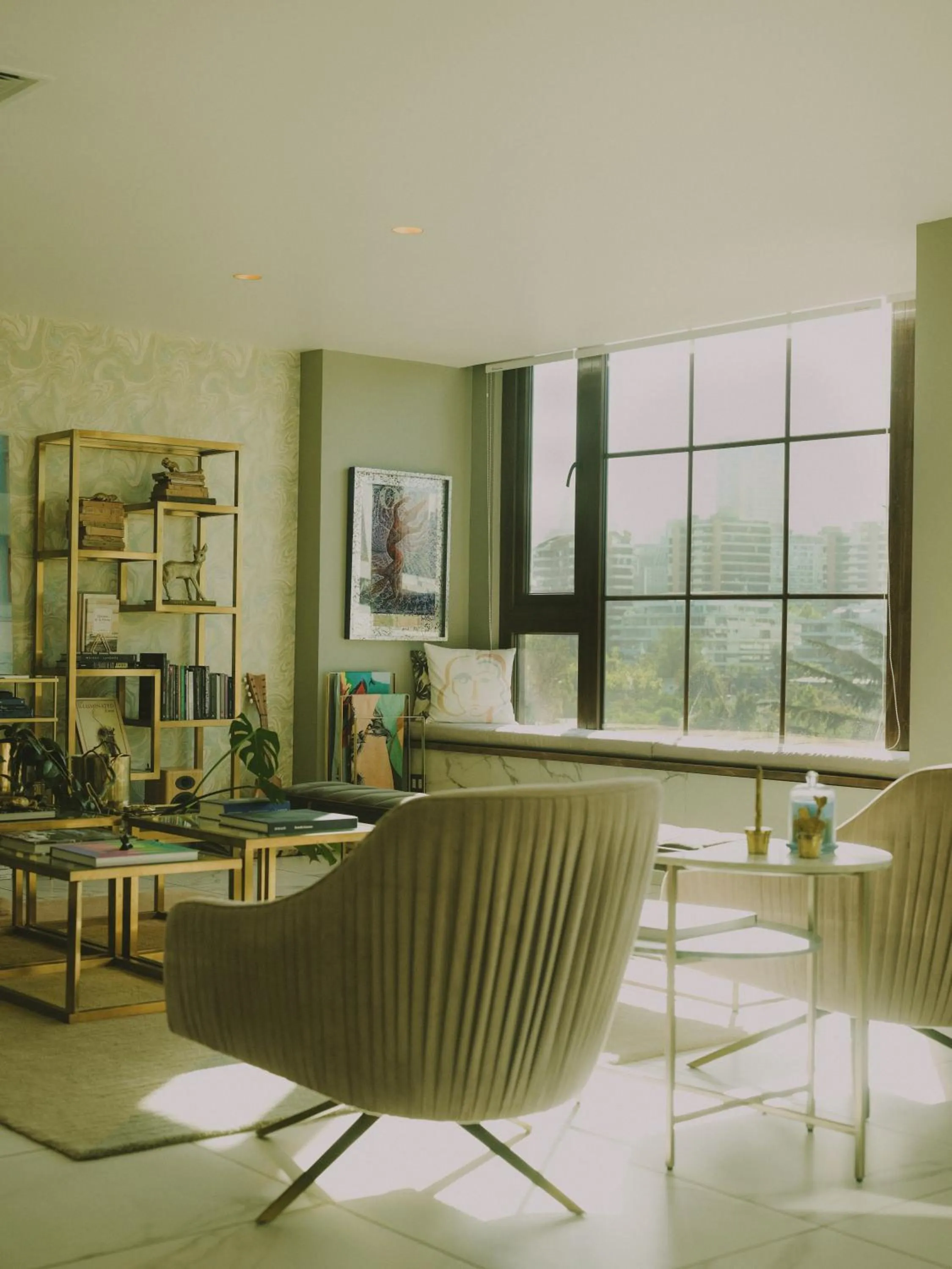 Living room in Hotel Eco Boutique Bidasoa