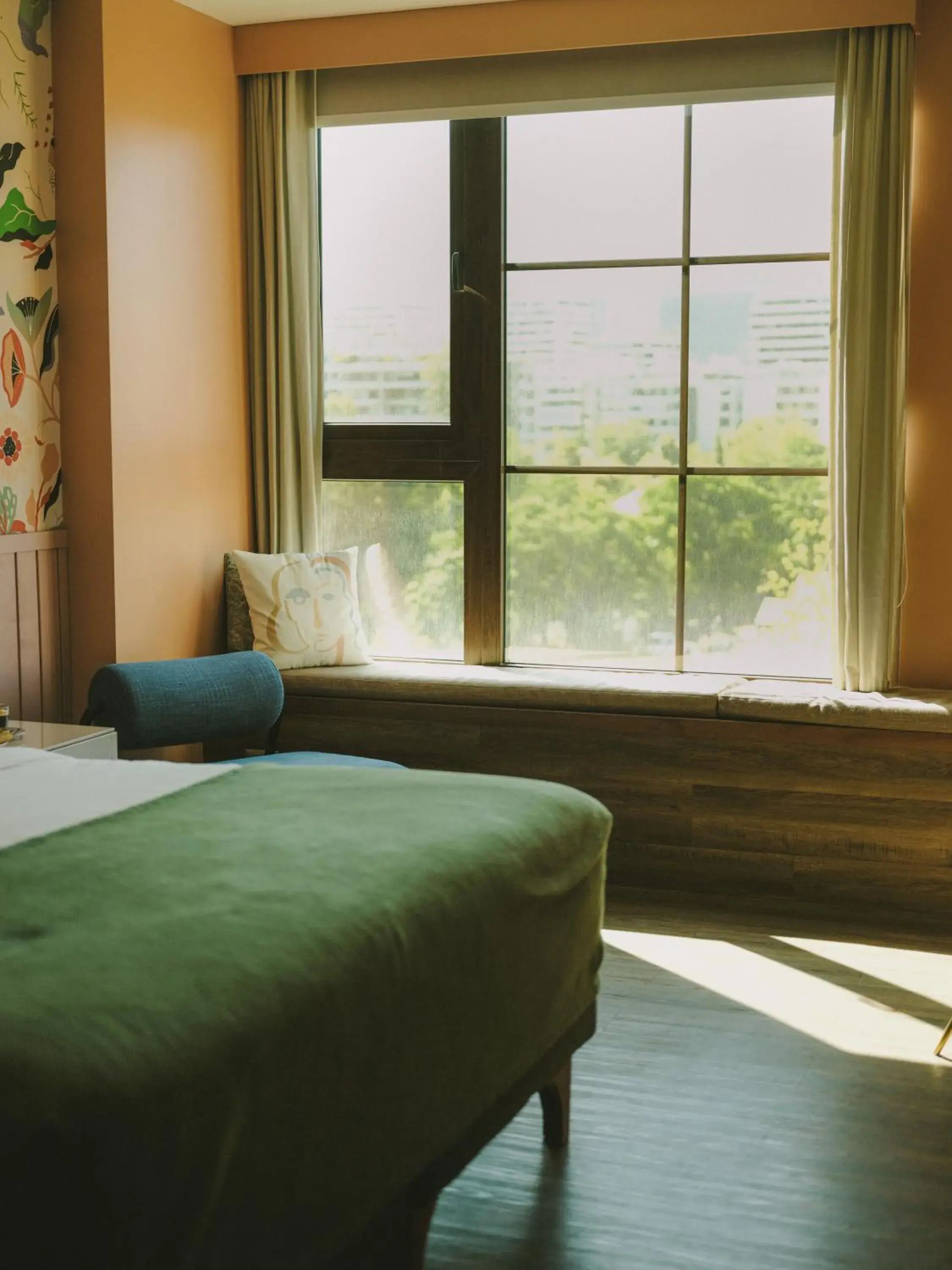 View (from property/room), Bed in Hotel Eco Boutique Bidasoa View (from property/room), Bed in Hotel Eco Boutique Bidasoa