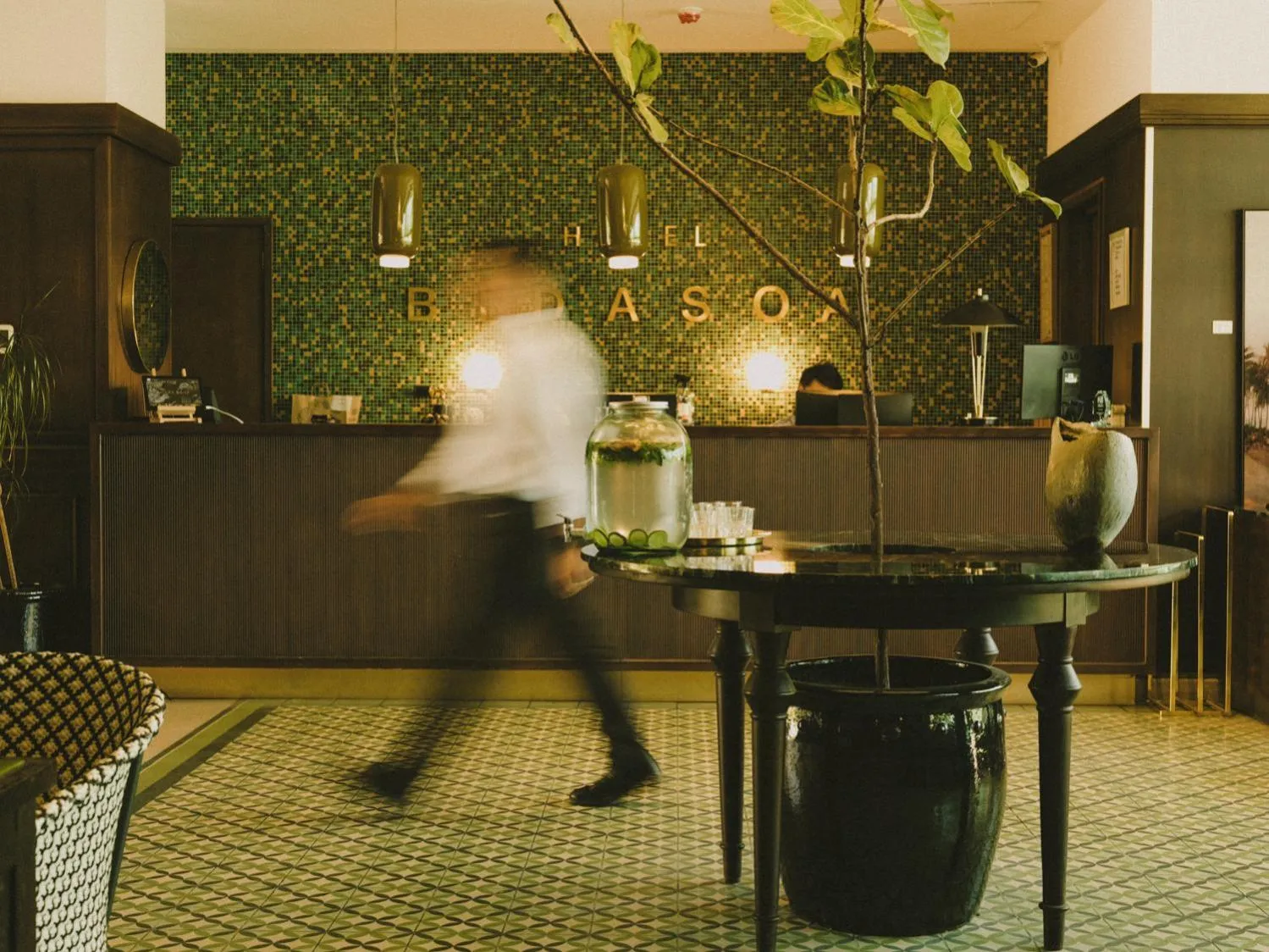 Lobby or reception in Hotel Eco Boutique Bidasoa