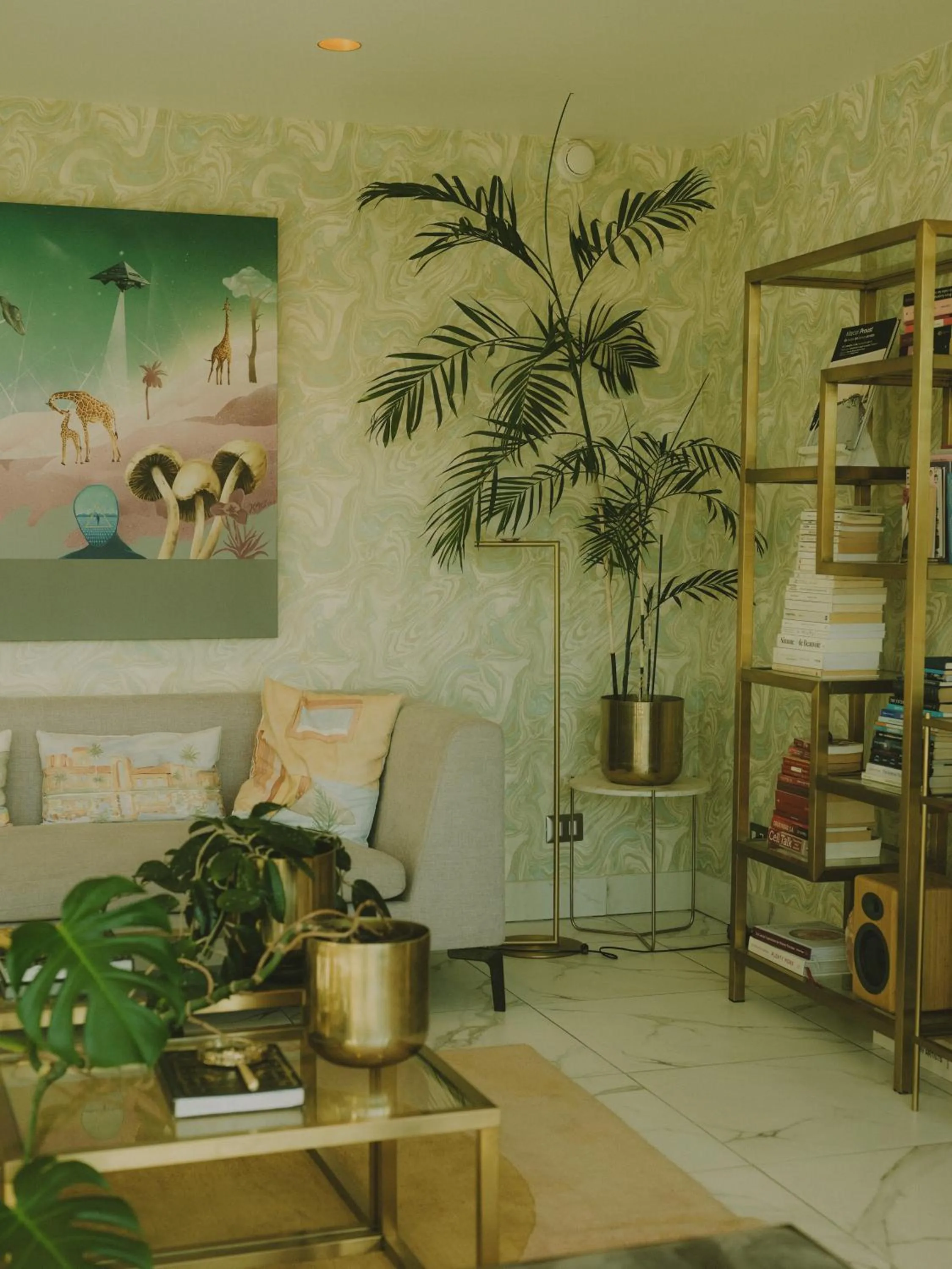 Living room in Hotel Eco Boutique Bidasoa