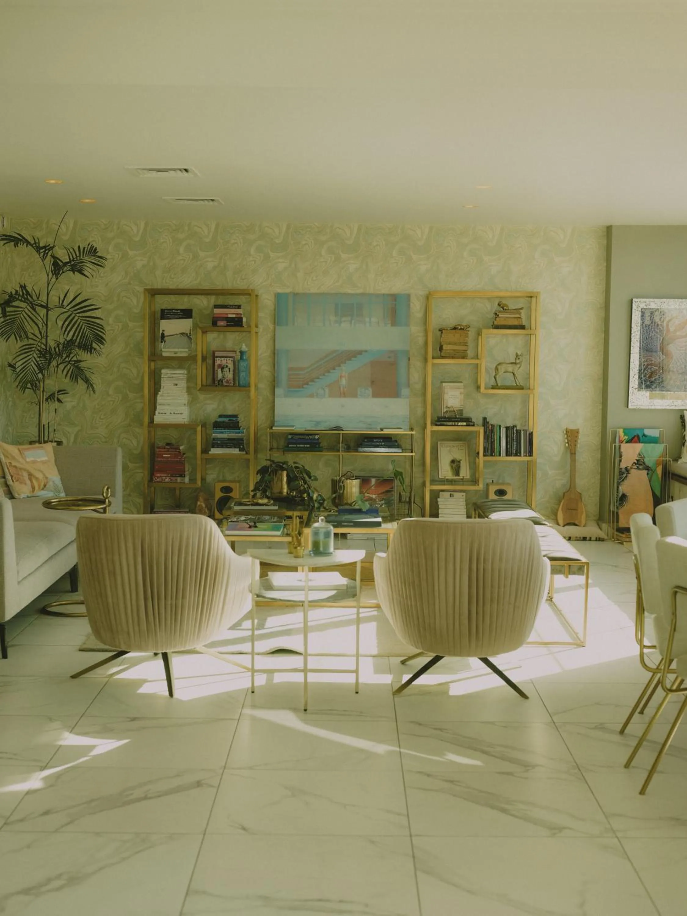 Living room in Hotel Eco Boutique Bidasoa