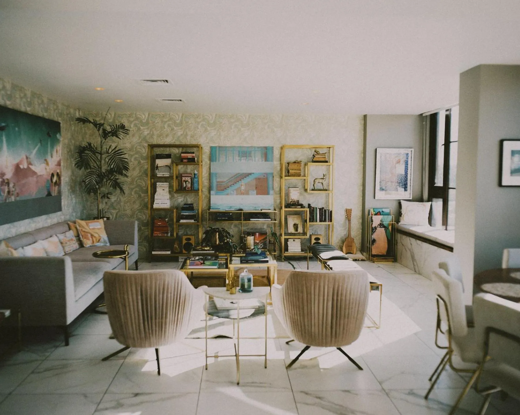 Living room in Hotel Eco Boutique Bidasoa