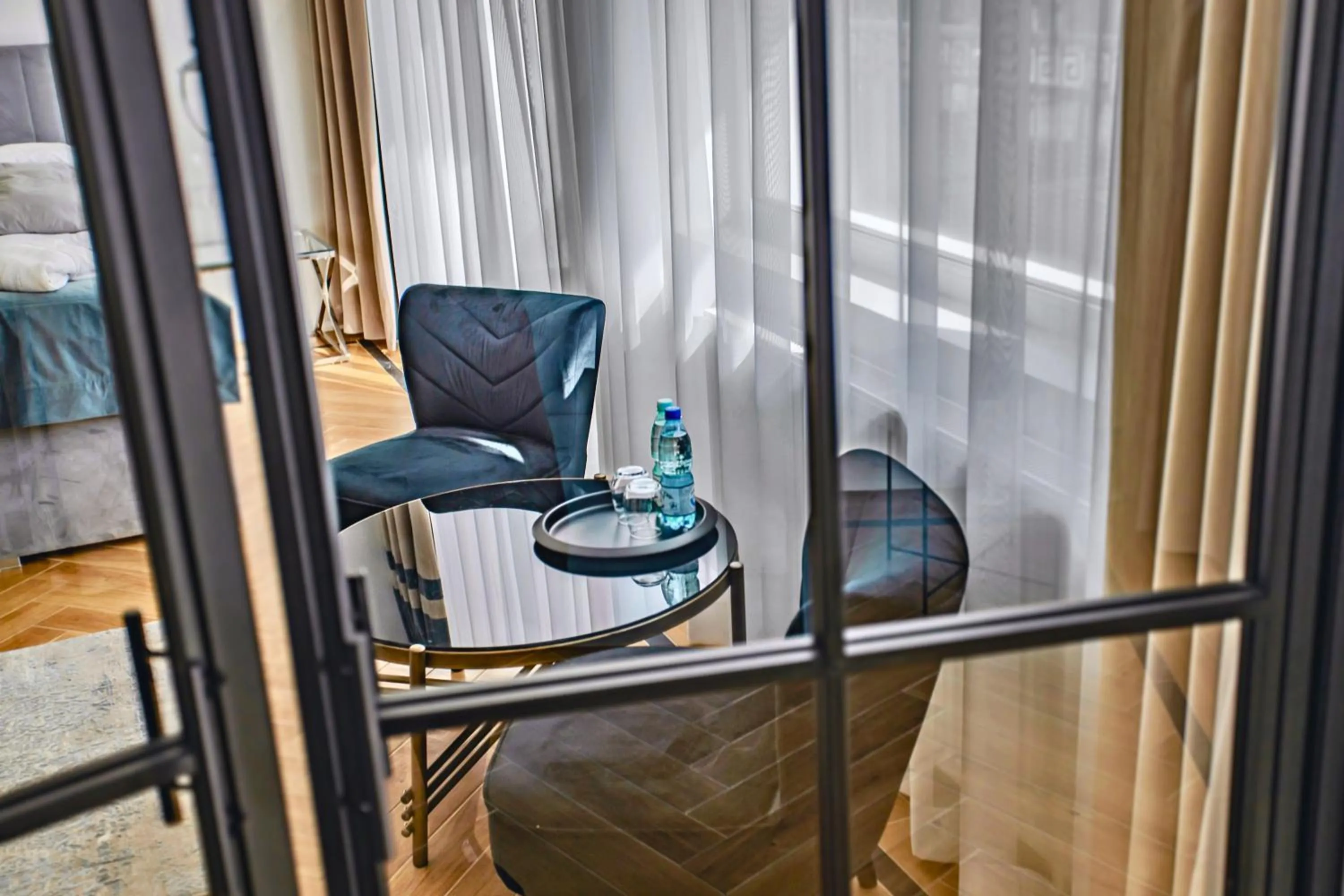 Bed in Prawdzic Family Resort & Wellness