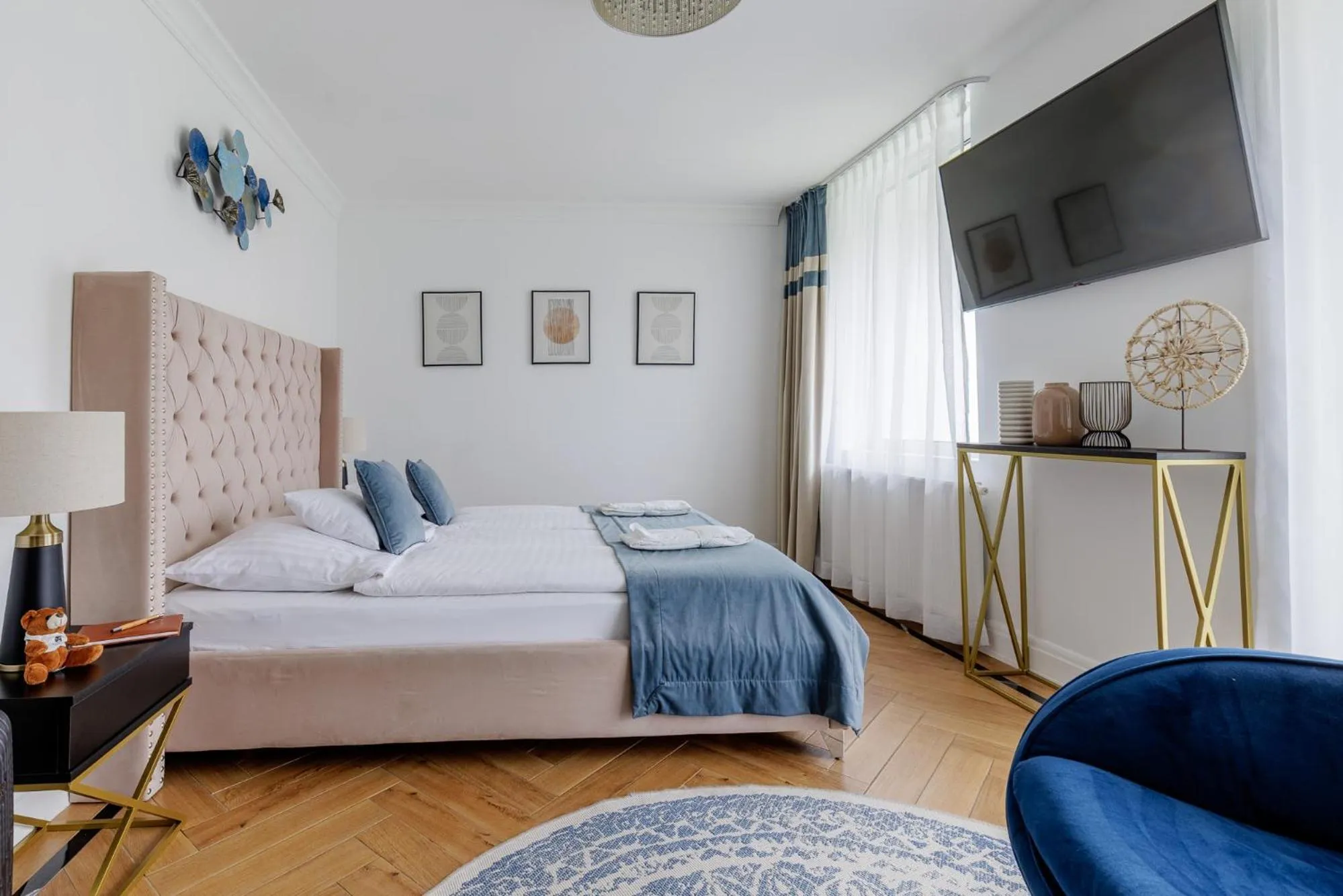 Bed in Prawdzic Family Resort & Wellness