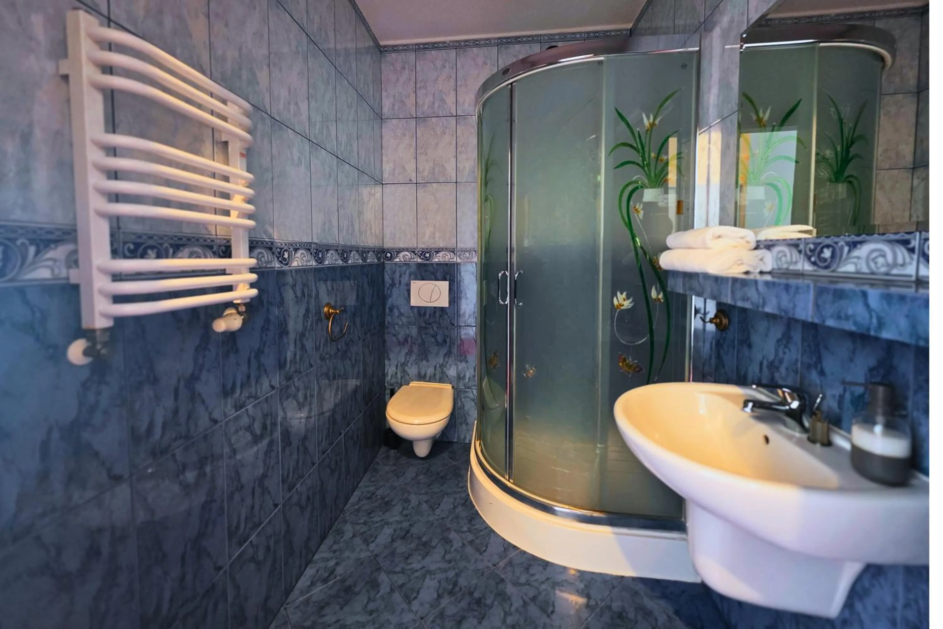 Shower in Prawdzic Family Resort & Wellness