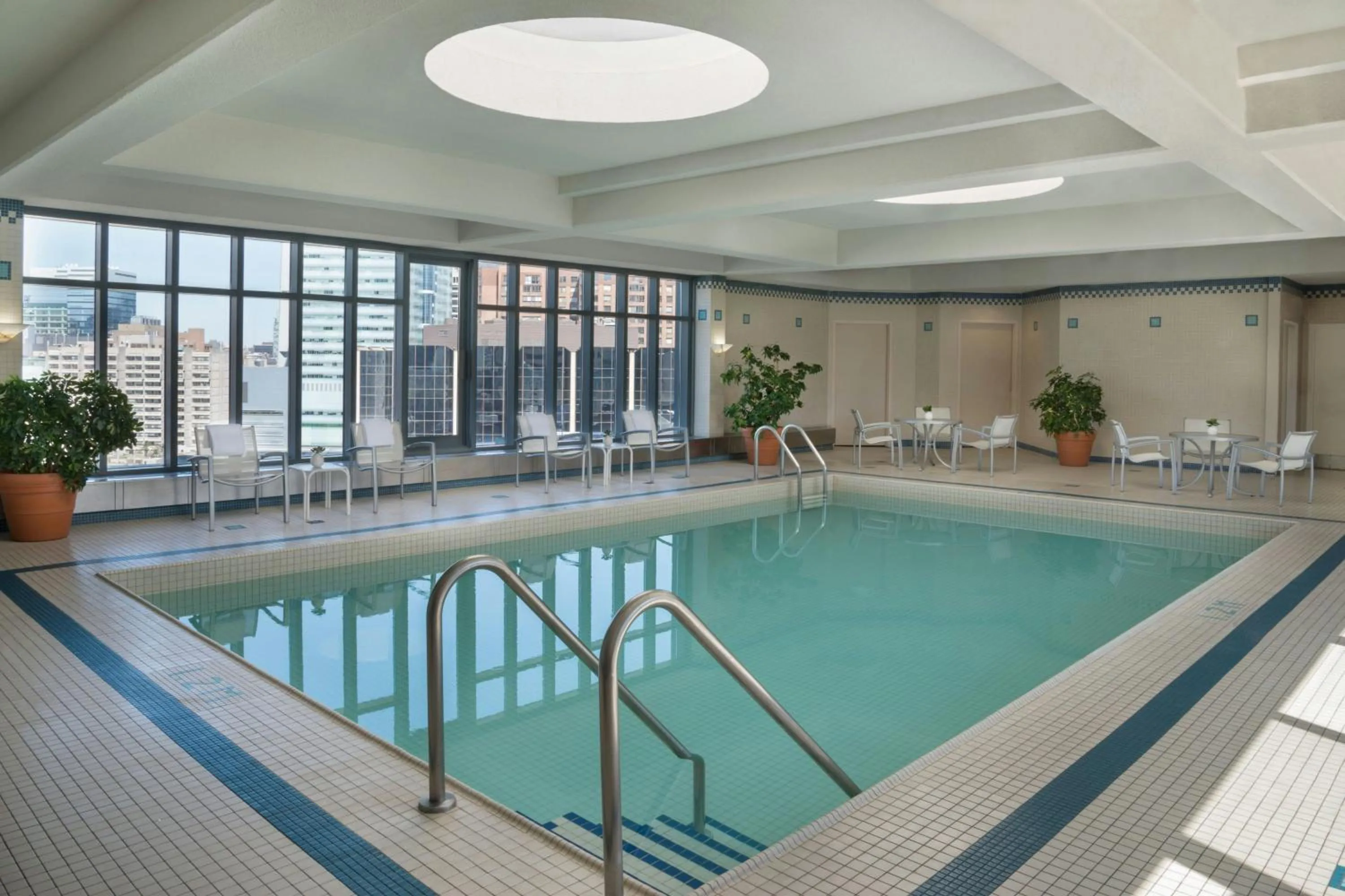 Swimming pool in Marriott Downtown at CF Toronto Eaton Centre