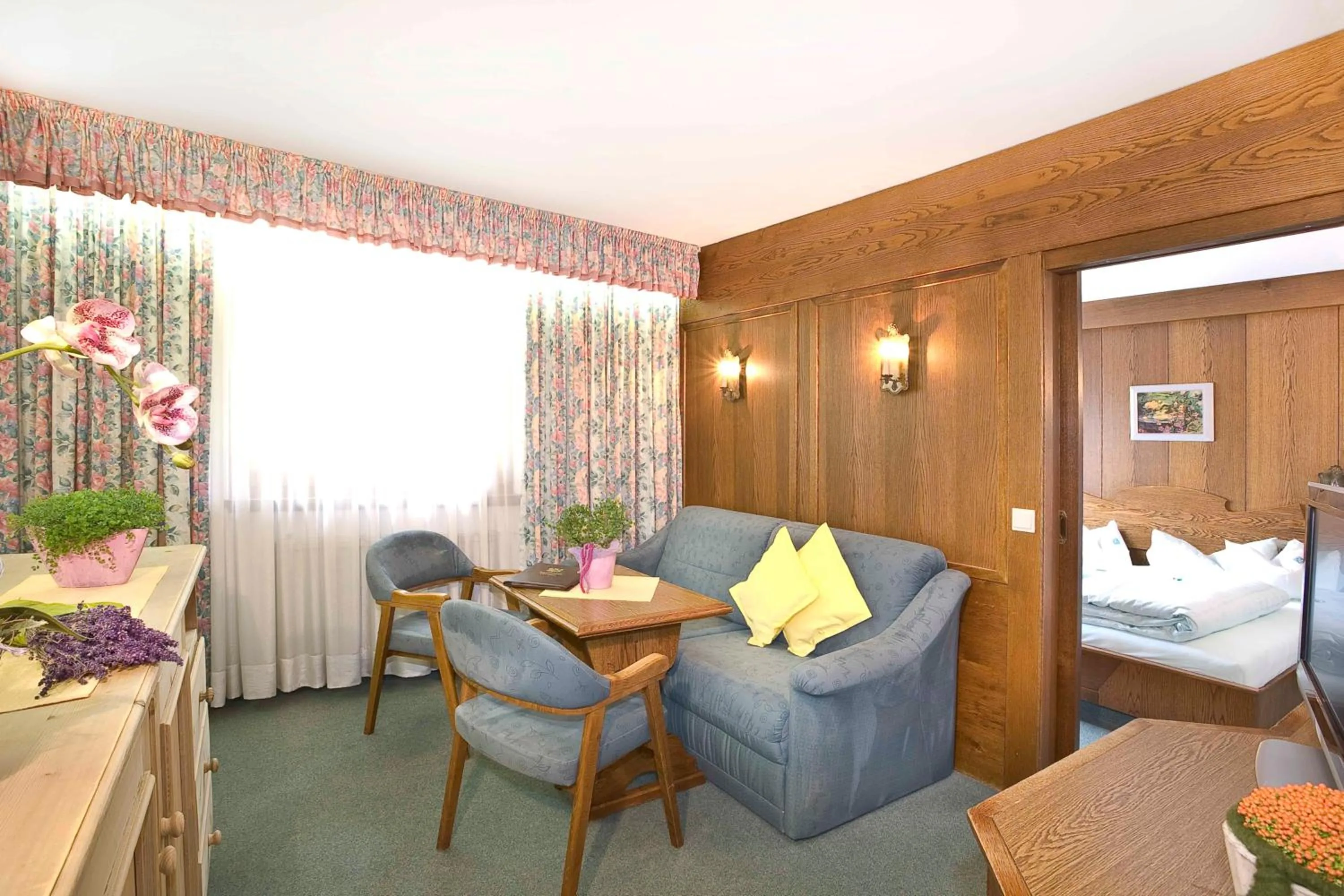 Bed in Alpenhotel Fernau