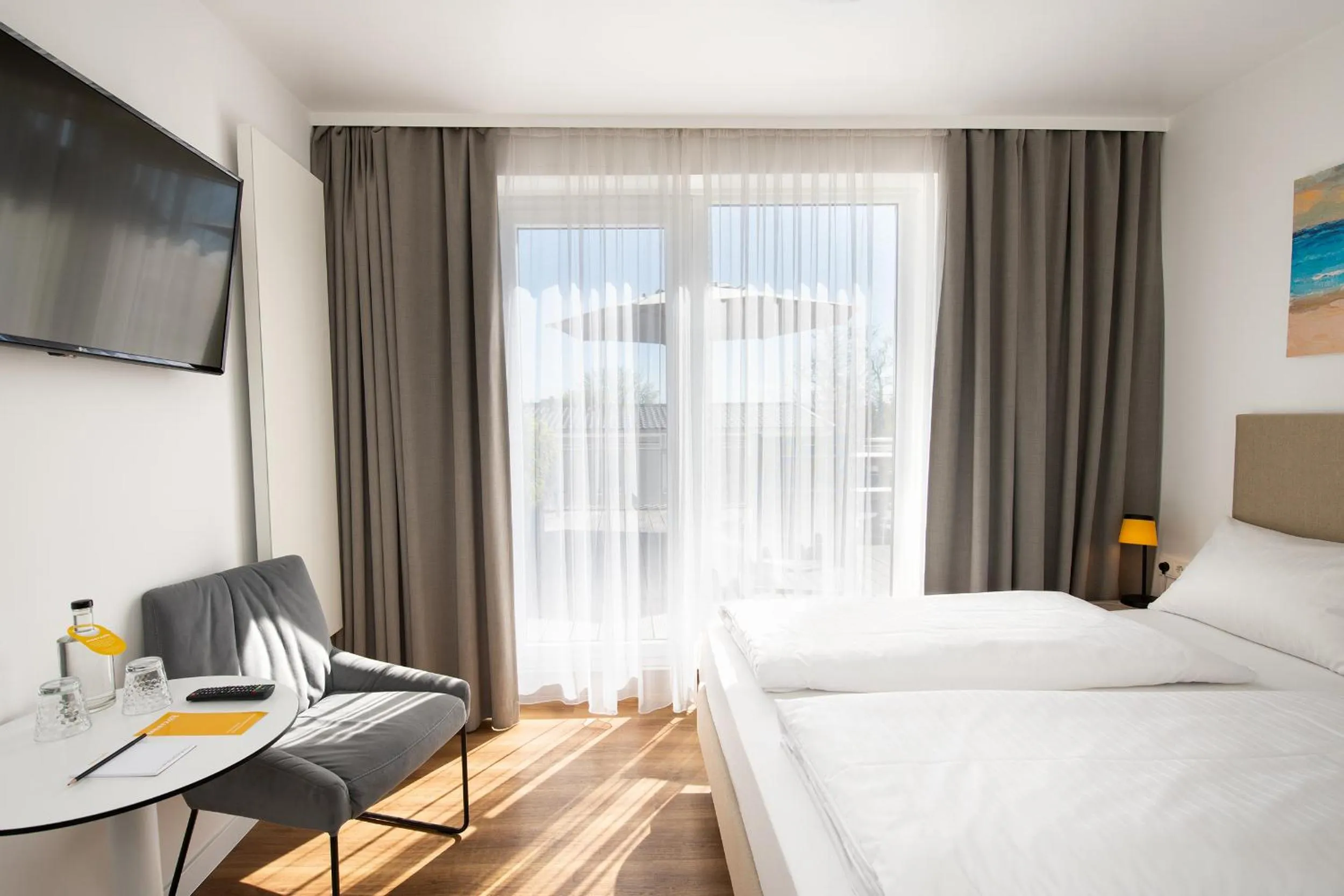 Bed in Hotel Meerzeit