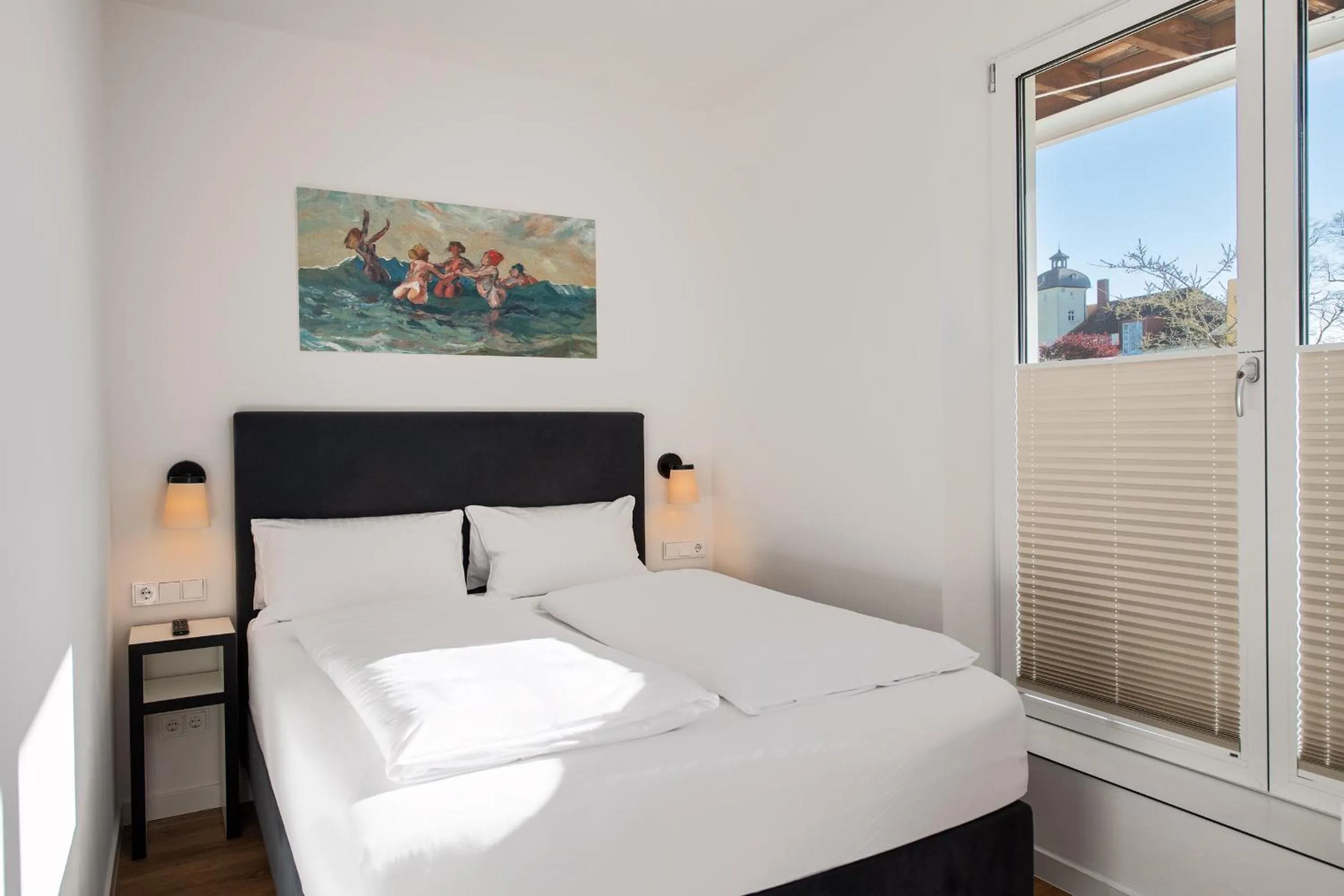 Bed in Hotel Meerzeit