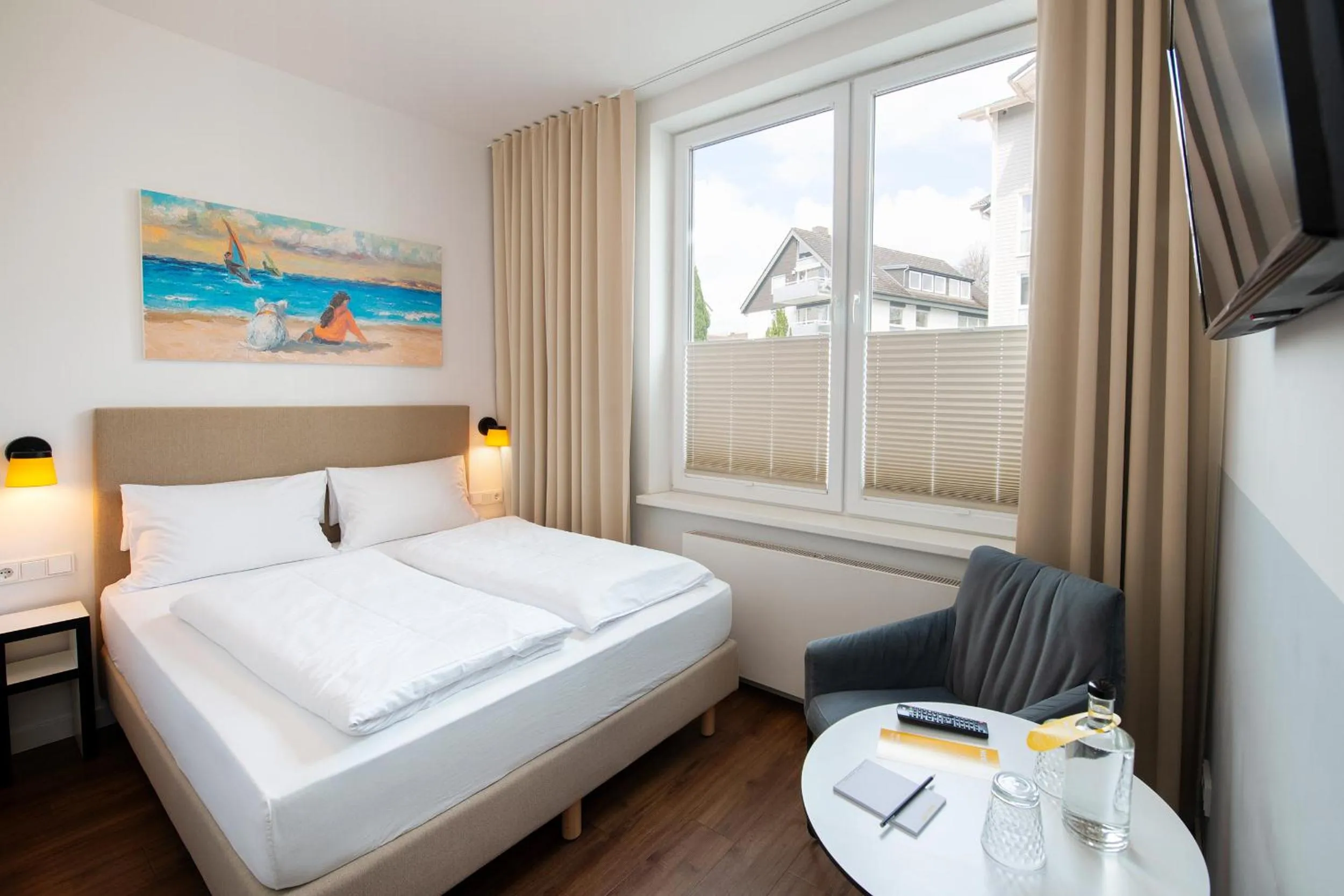 Bed in Hotel Meerzeit