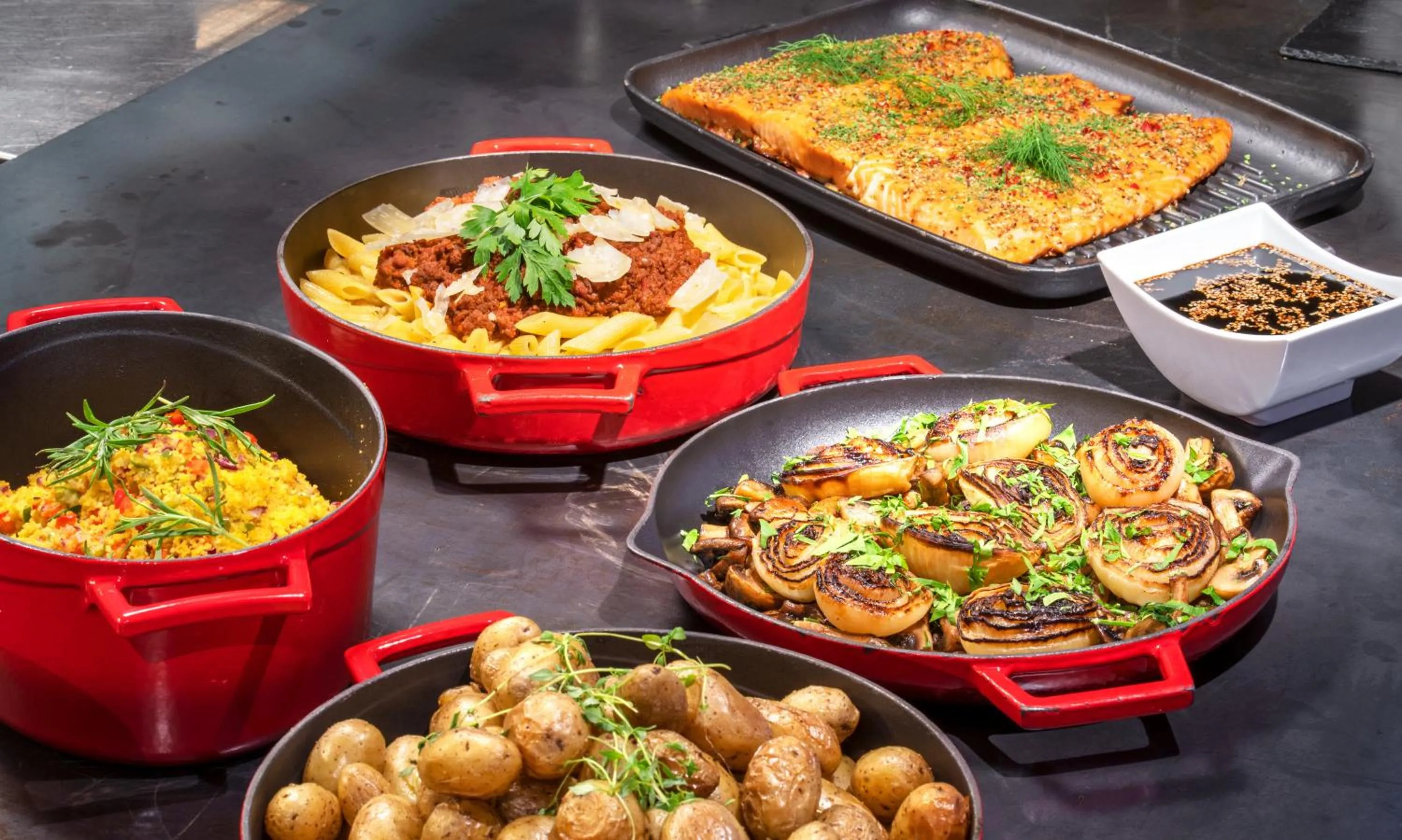 Buffet breakfast in Thon Hotel Ski