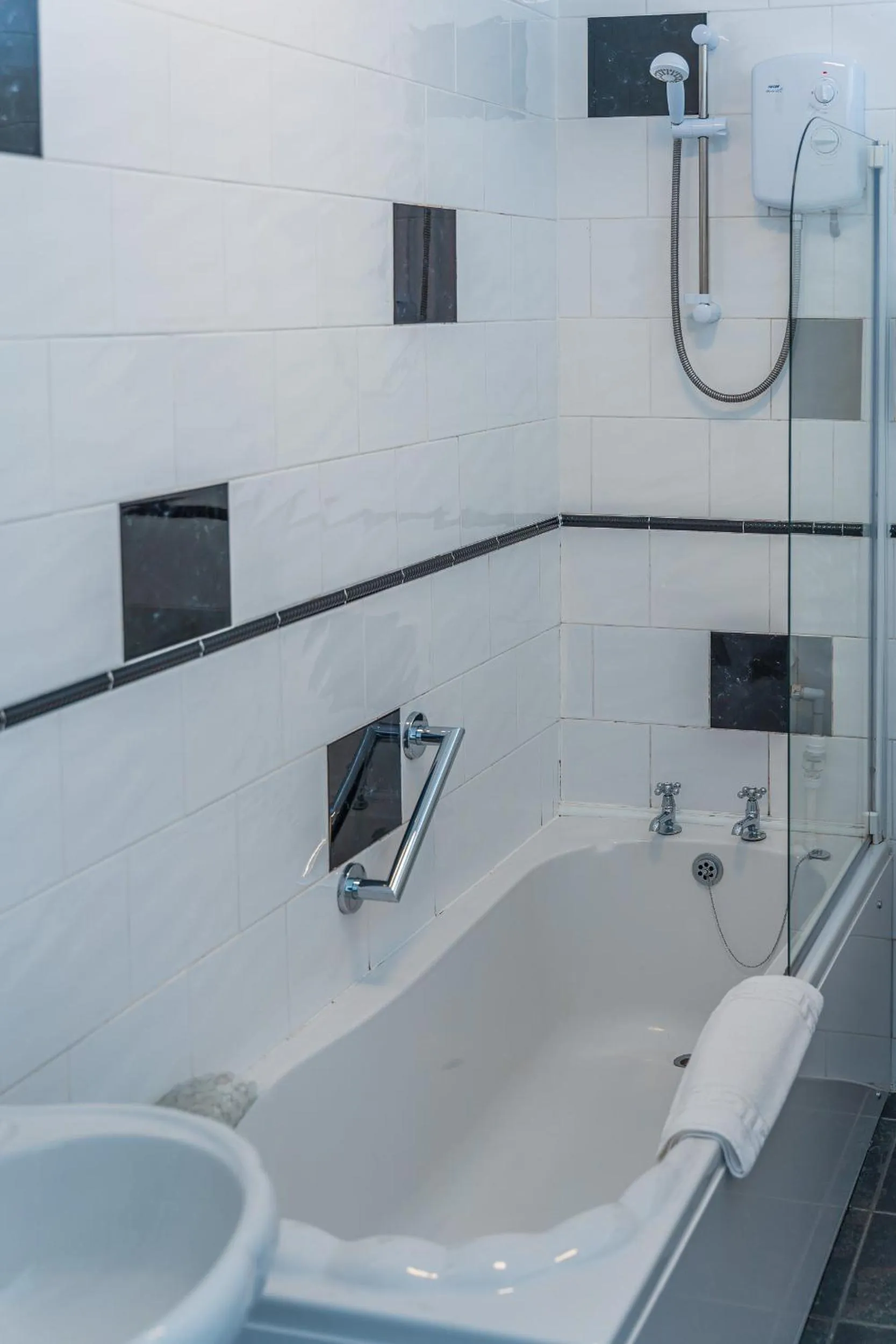 Shower in Rooms at The Highcliffe