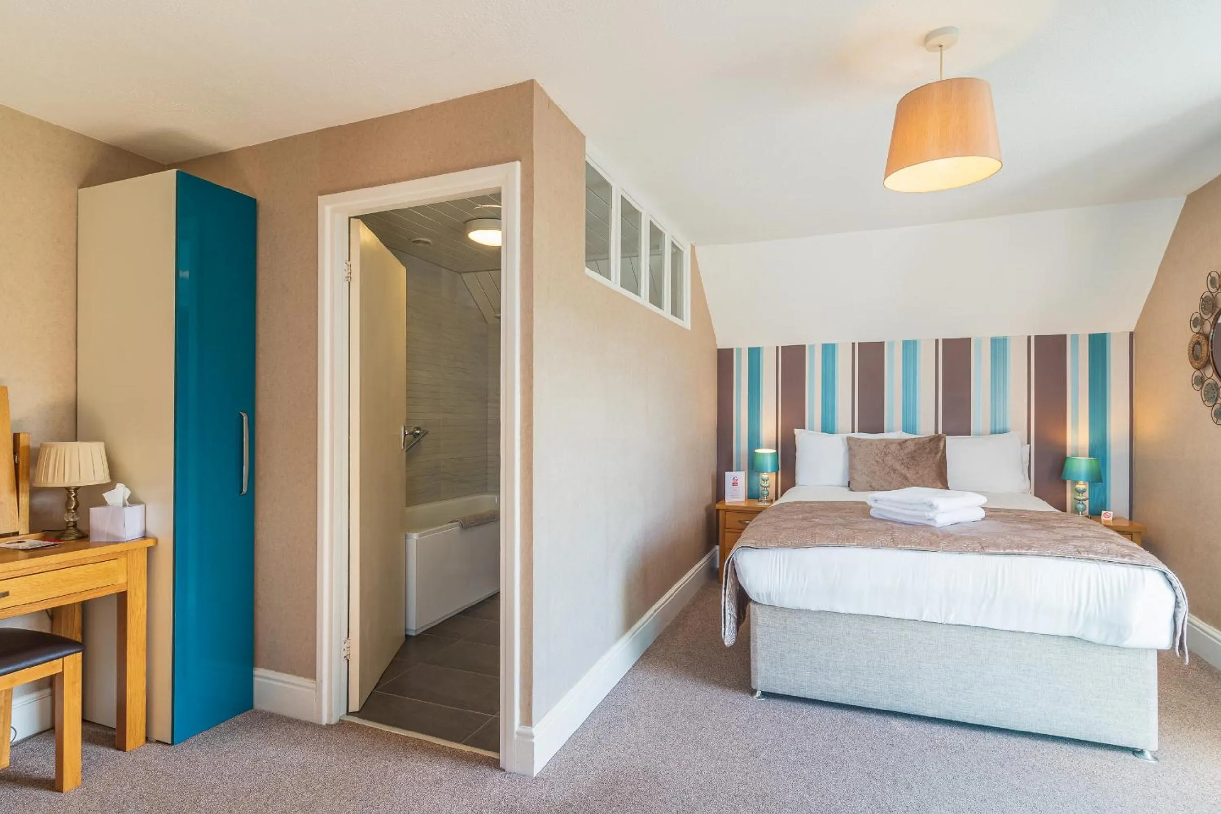Bed in Rooms at The Highcliffe