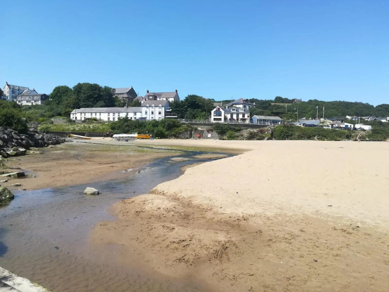 Beach in Rooms at The Highcliffe